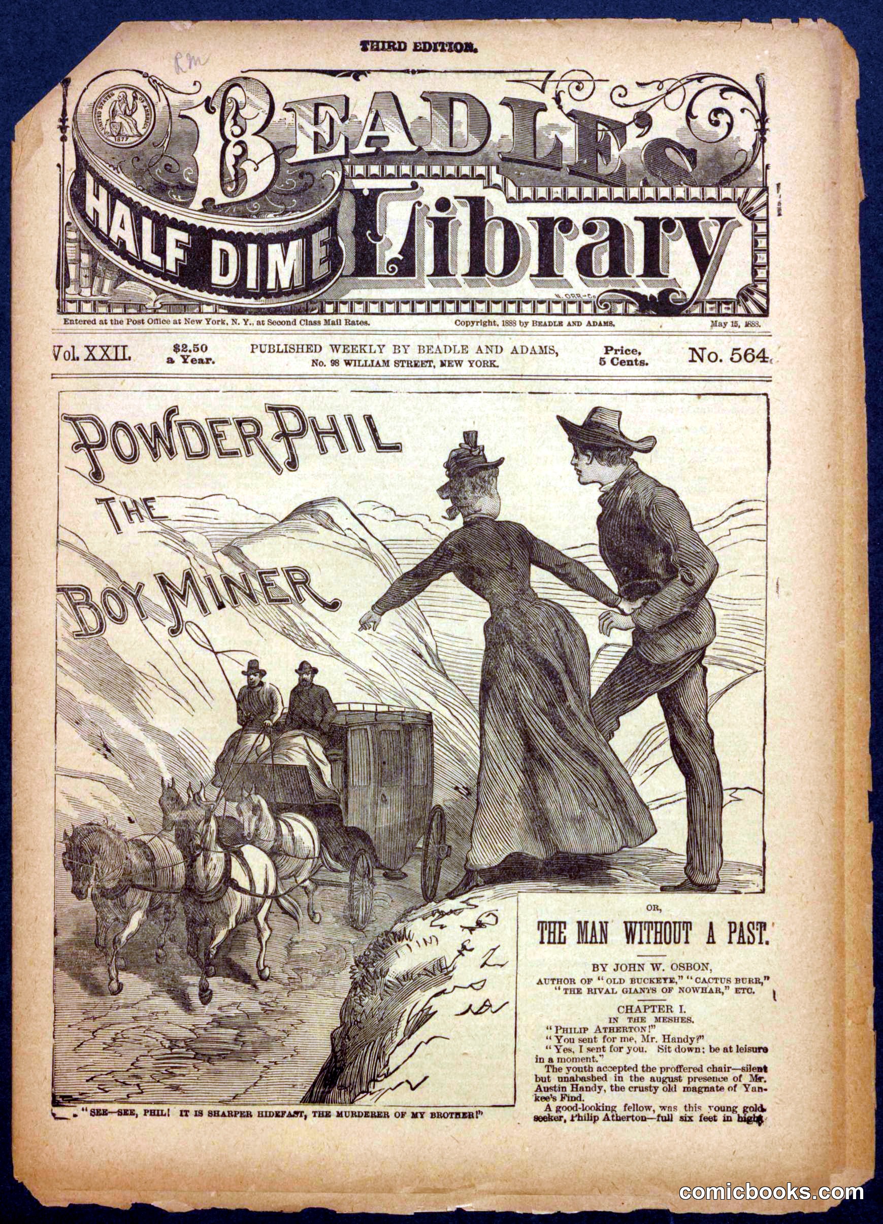 Beadle's Half Dime Library, No. 564