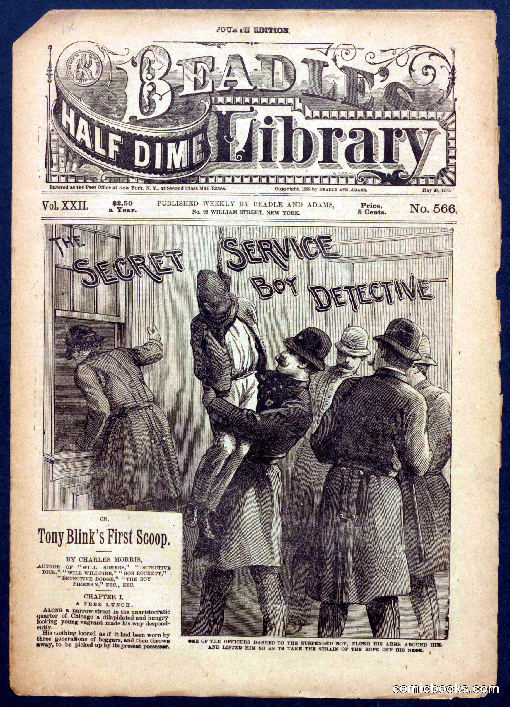 Beadle's Half Dime Library No. 566