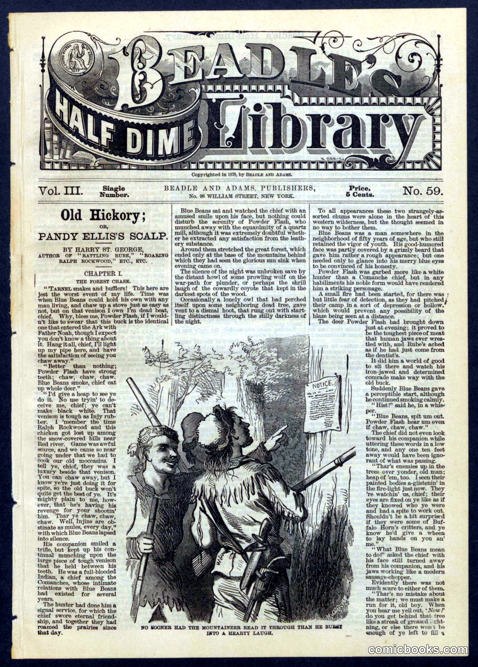 Beadle's Half Dime Library, No. 59