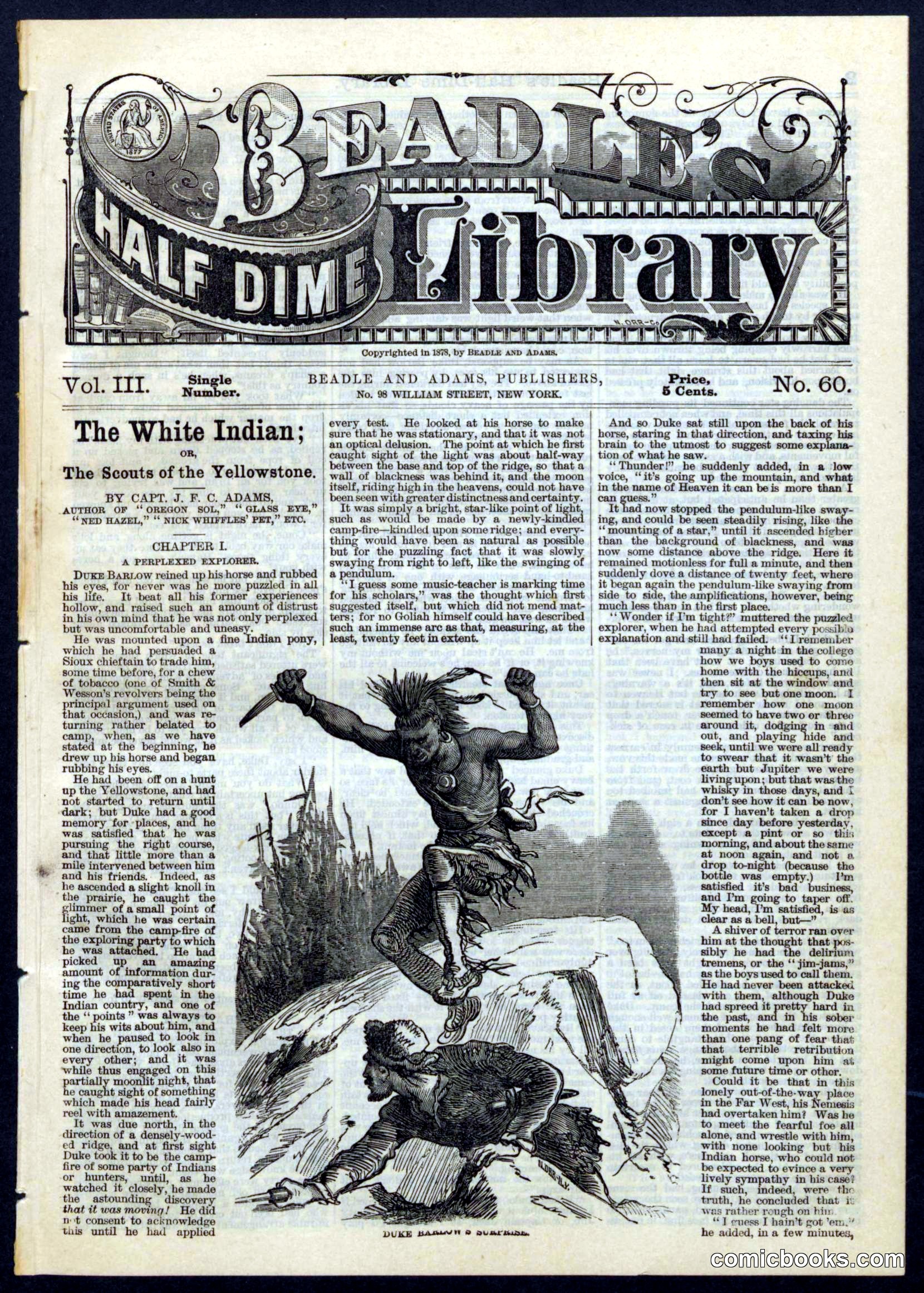 Beadle's Half Dime Library No. 60