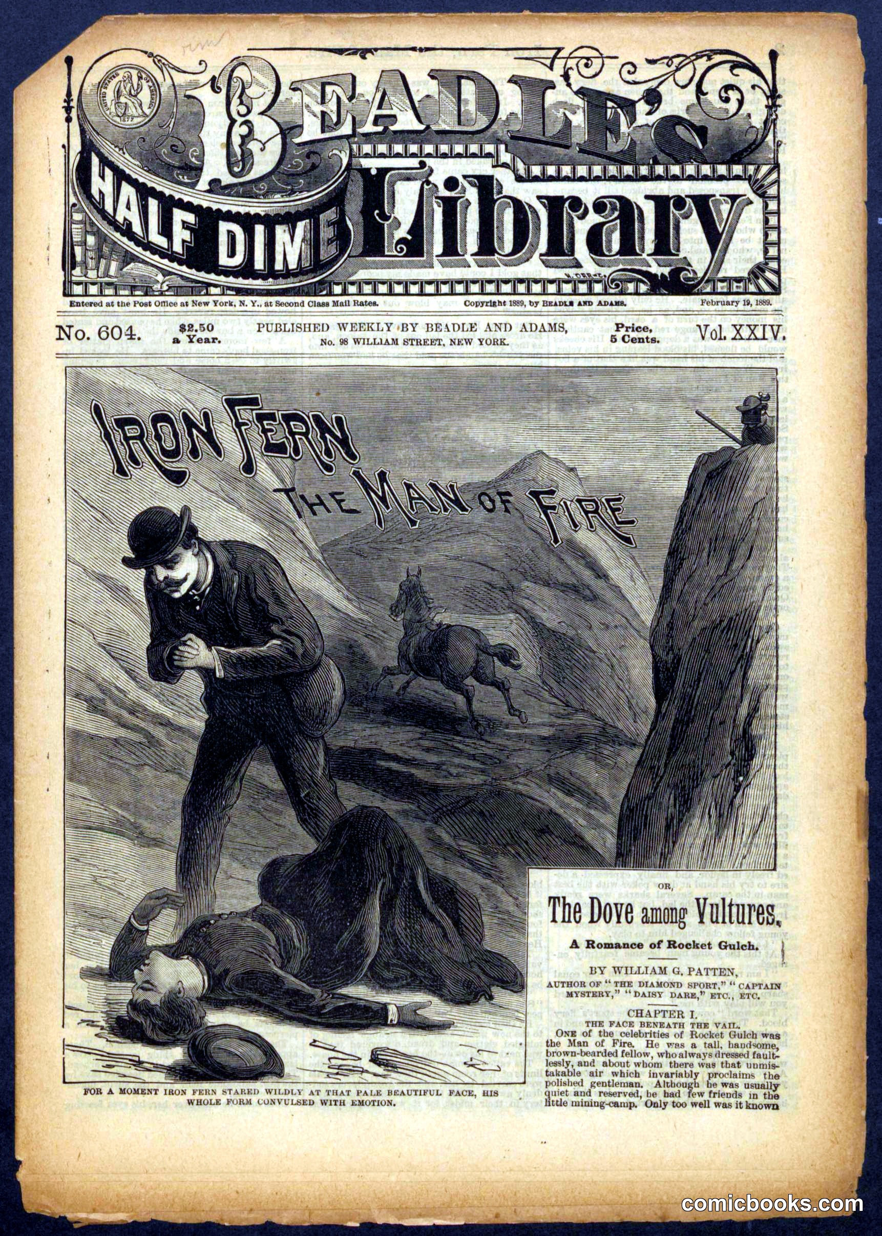Beadle's Half Dime Library No. 604