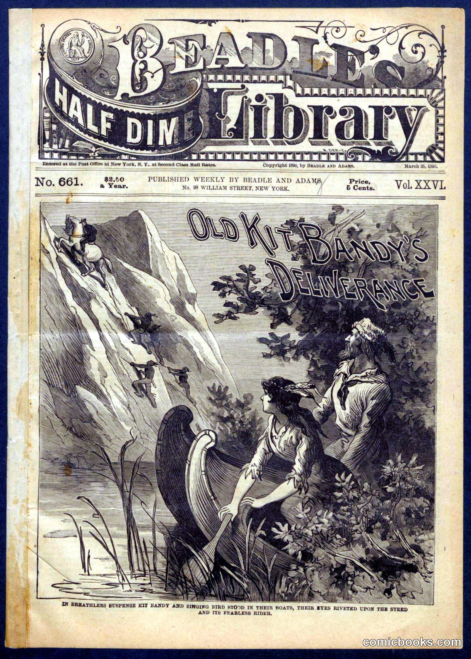 Beadle's Half Dime Library, No. 661