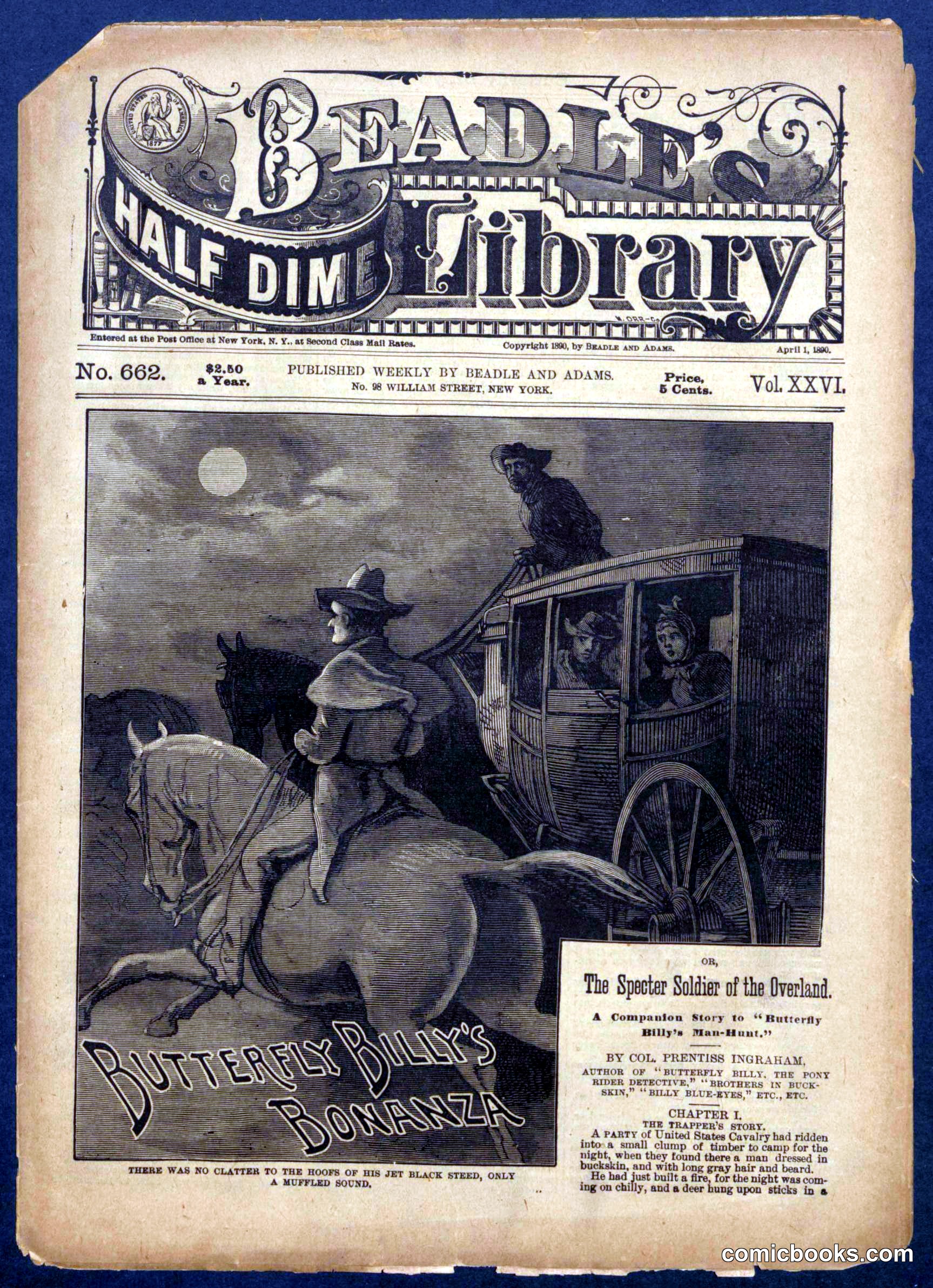 Beadle's Half Dime Library No. 662