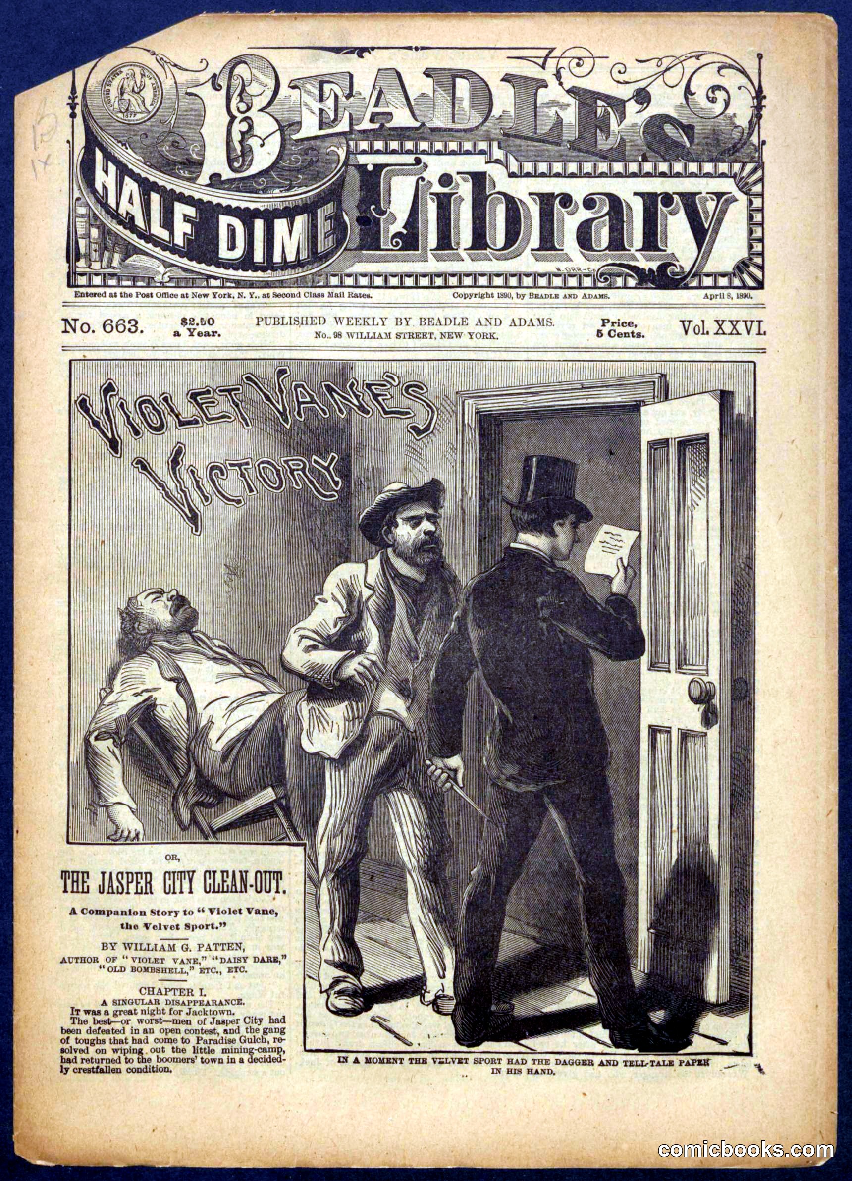 Beadle's Half Dime Library No. 663