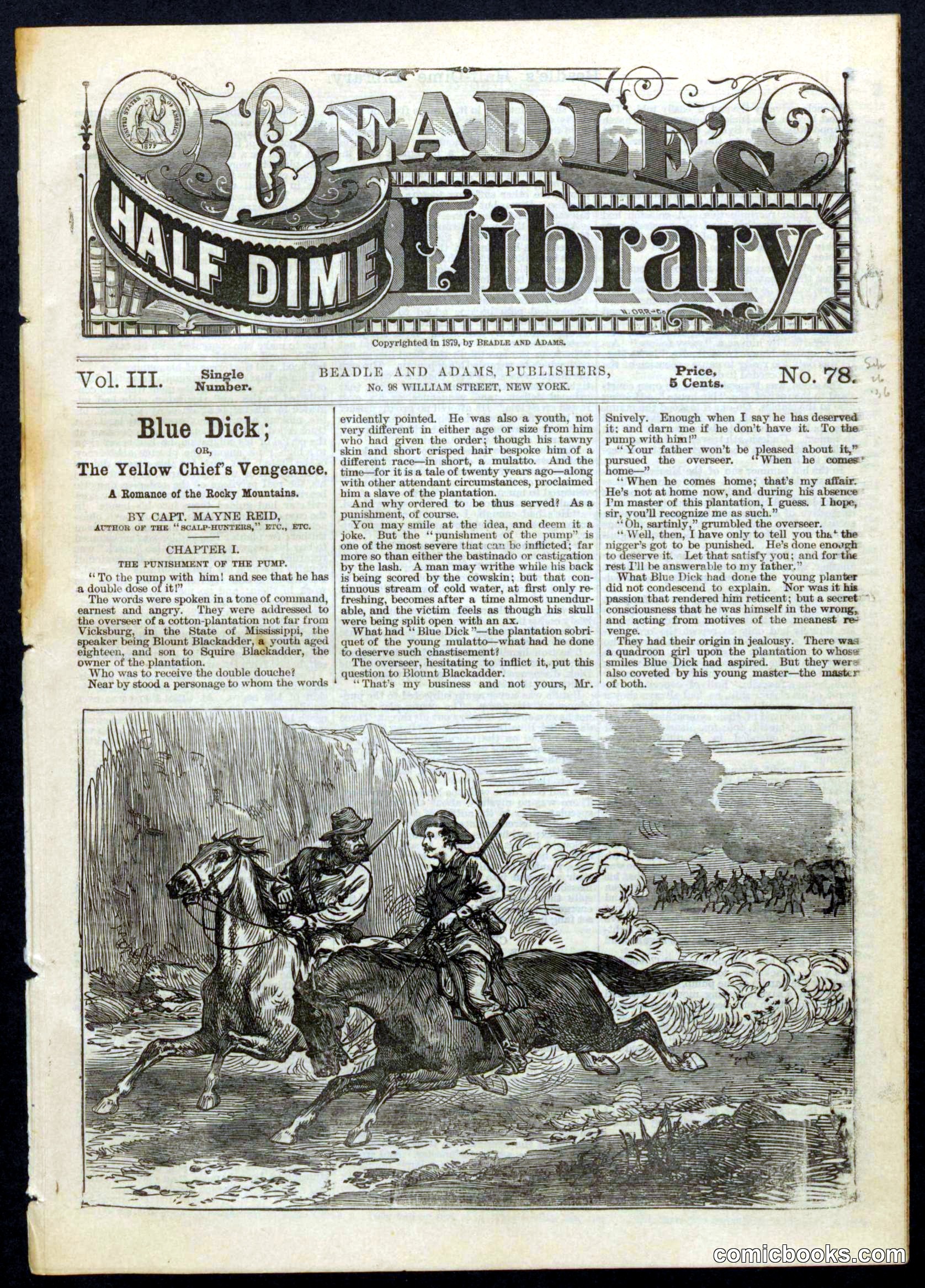 Beadle's Half Dime Library, Vol. III, No. 78