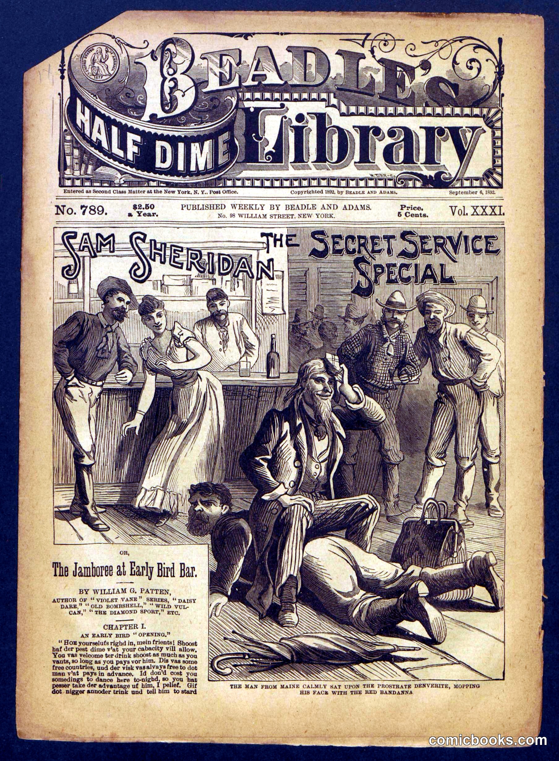 Beadle's Half Dime Library No. 789