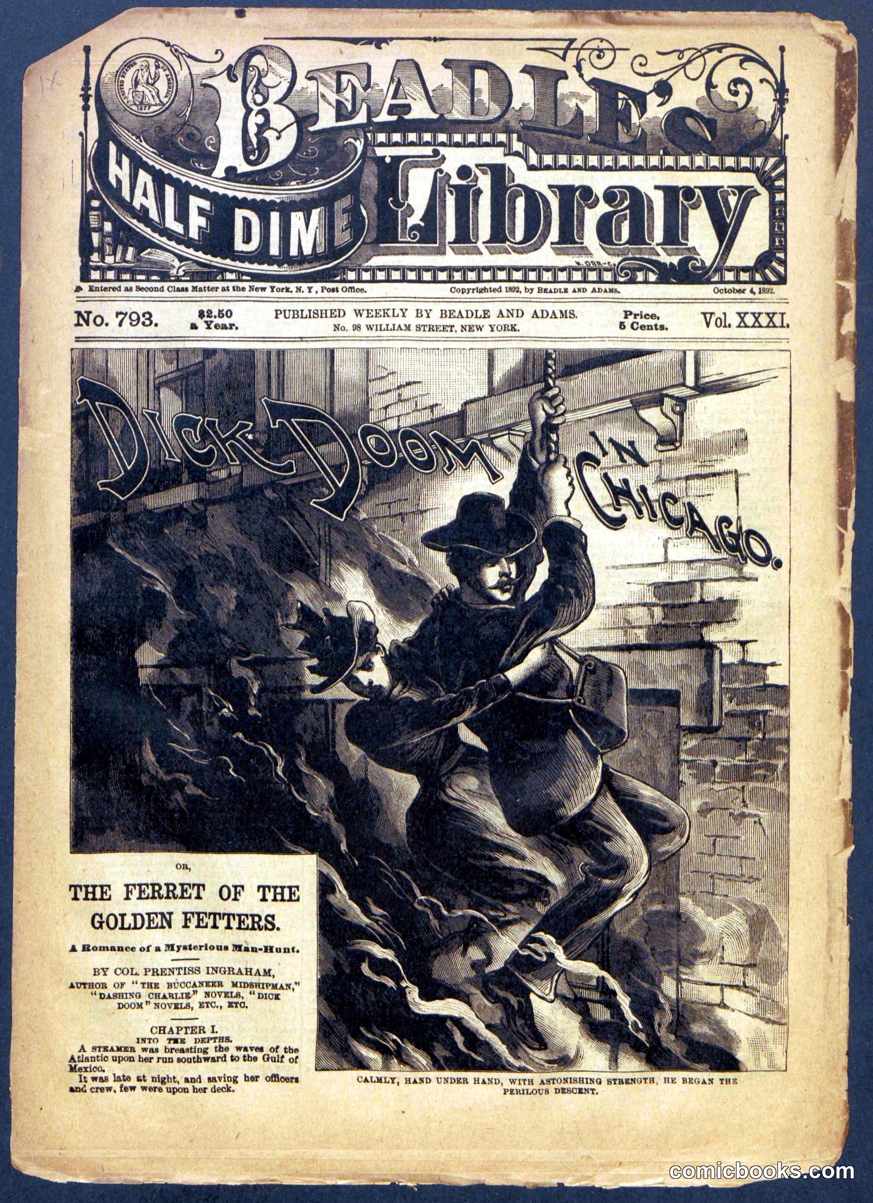 Beadle's Half Dime Library No. 793