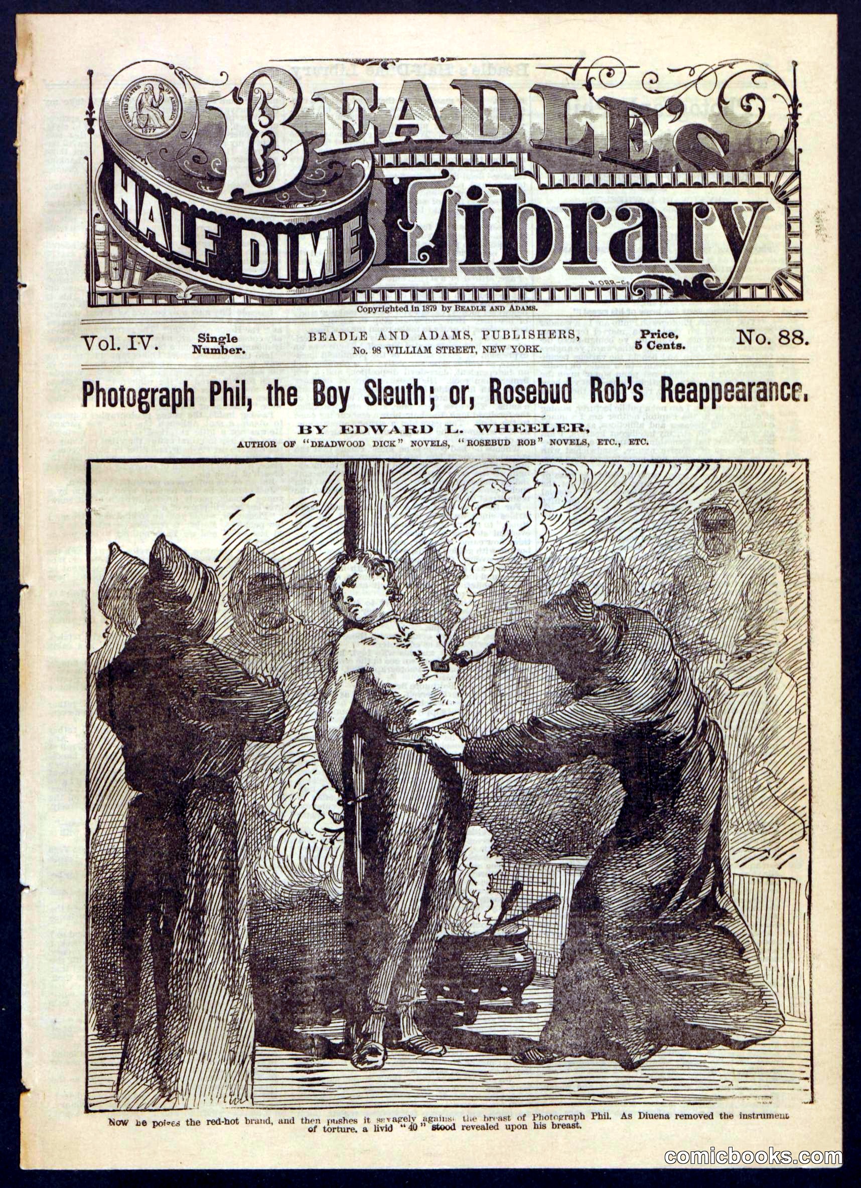 Beadle's Half Dime Library, No. 88