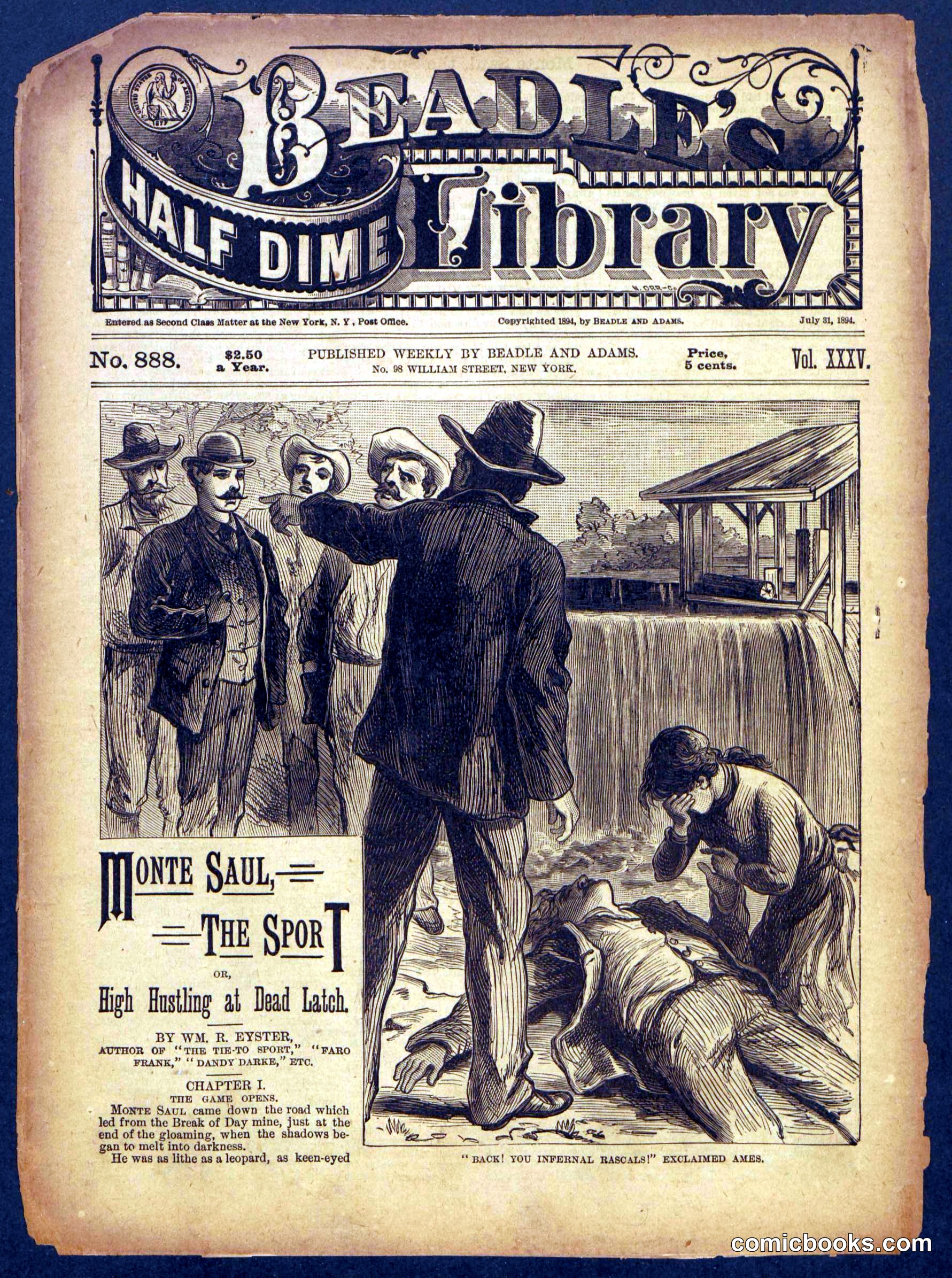 Beadle's Half Dime Library No. 888