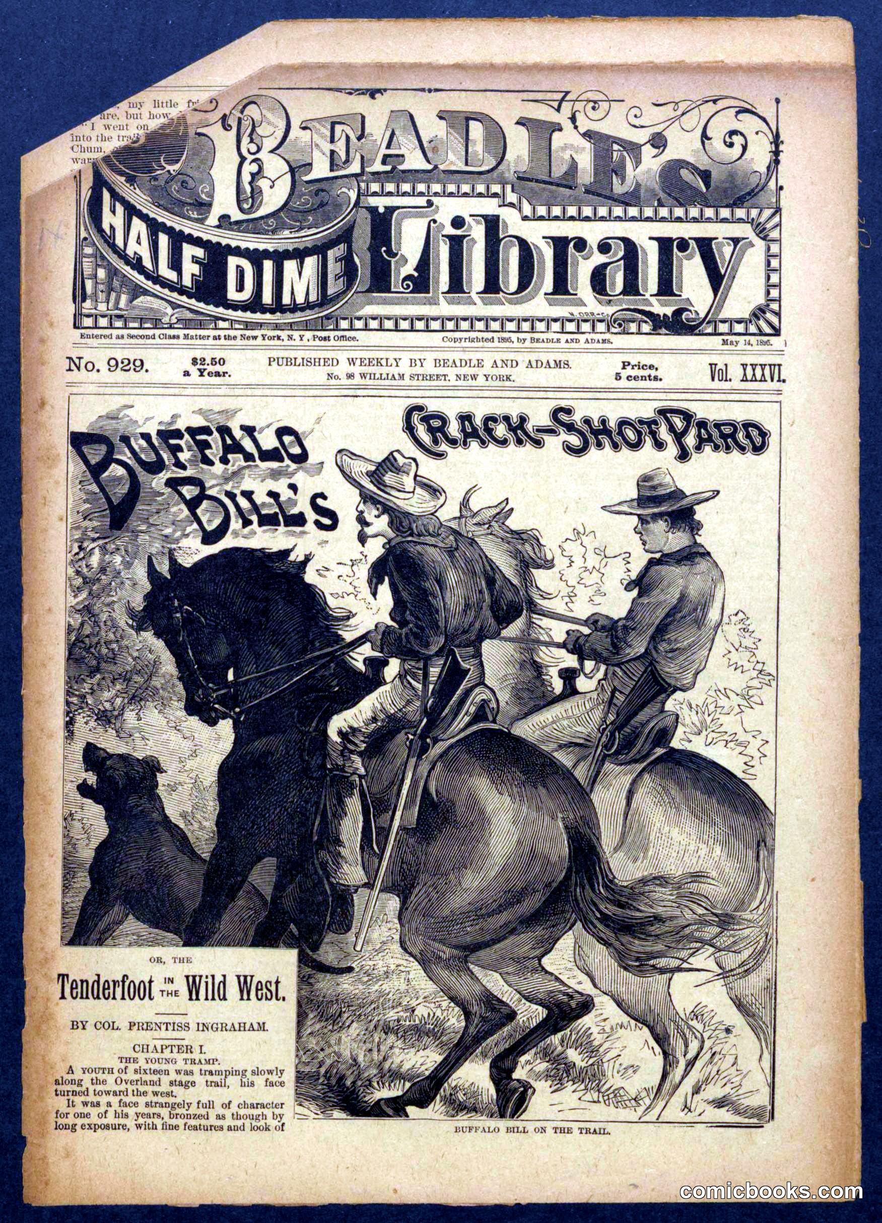 Beadle's Half Dime Library No. 929