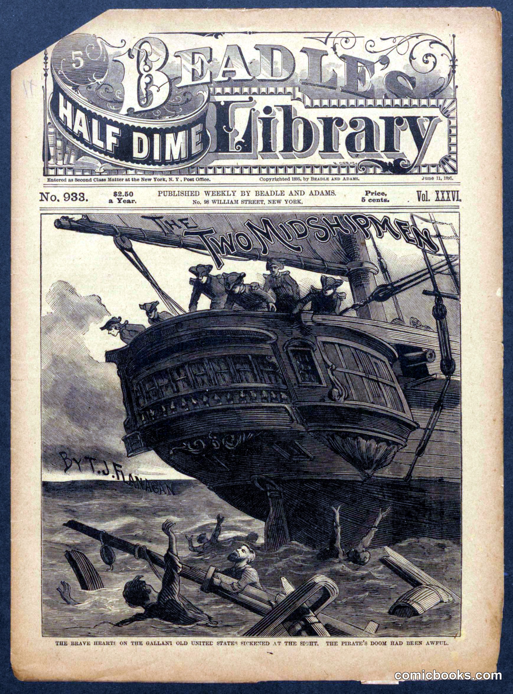 Beadle's Half Dime Library No. 933