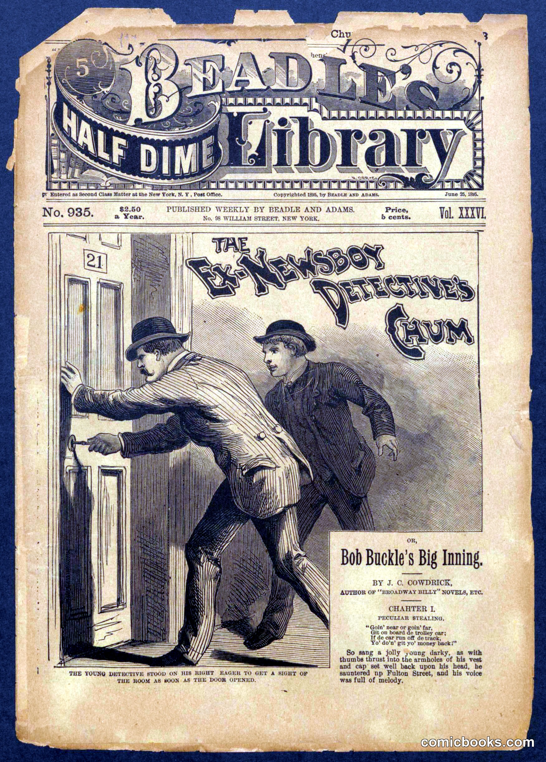 Beadle's Half Dime Library No. 935