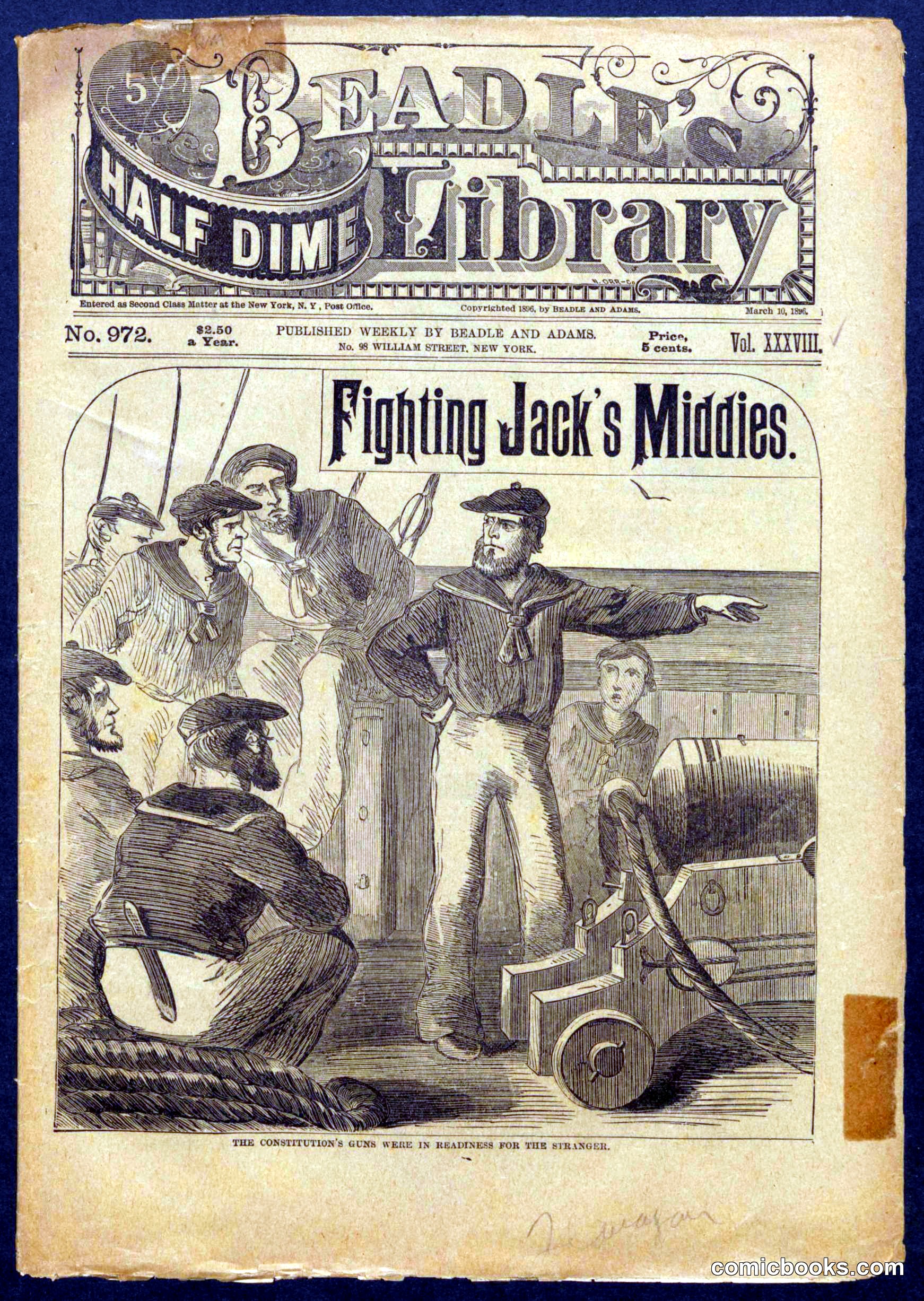 Beadle's Half Dime Library No. 972