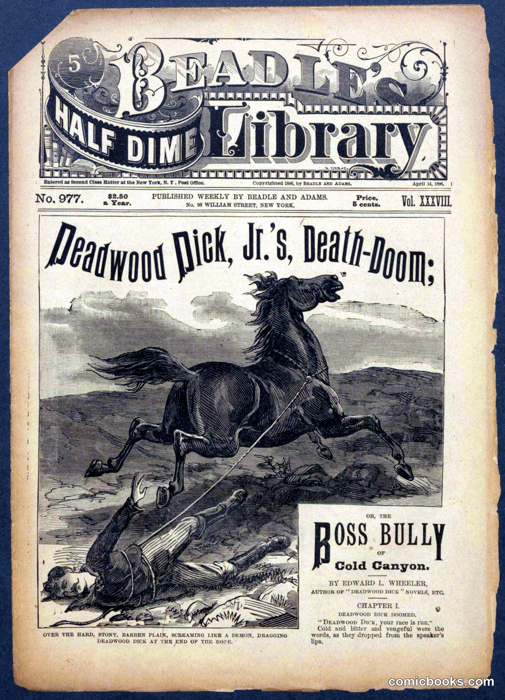 Beadle's Half Dime Library No. 977