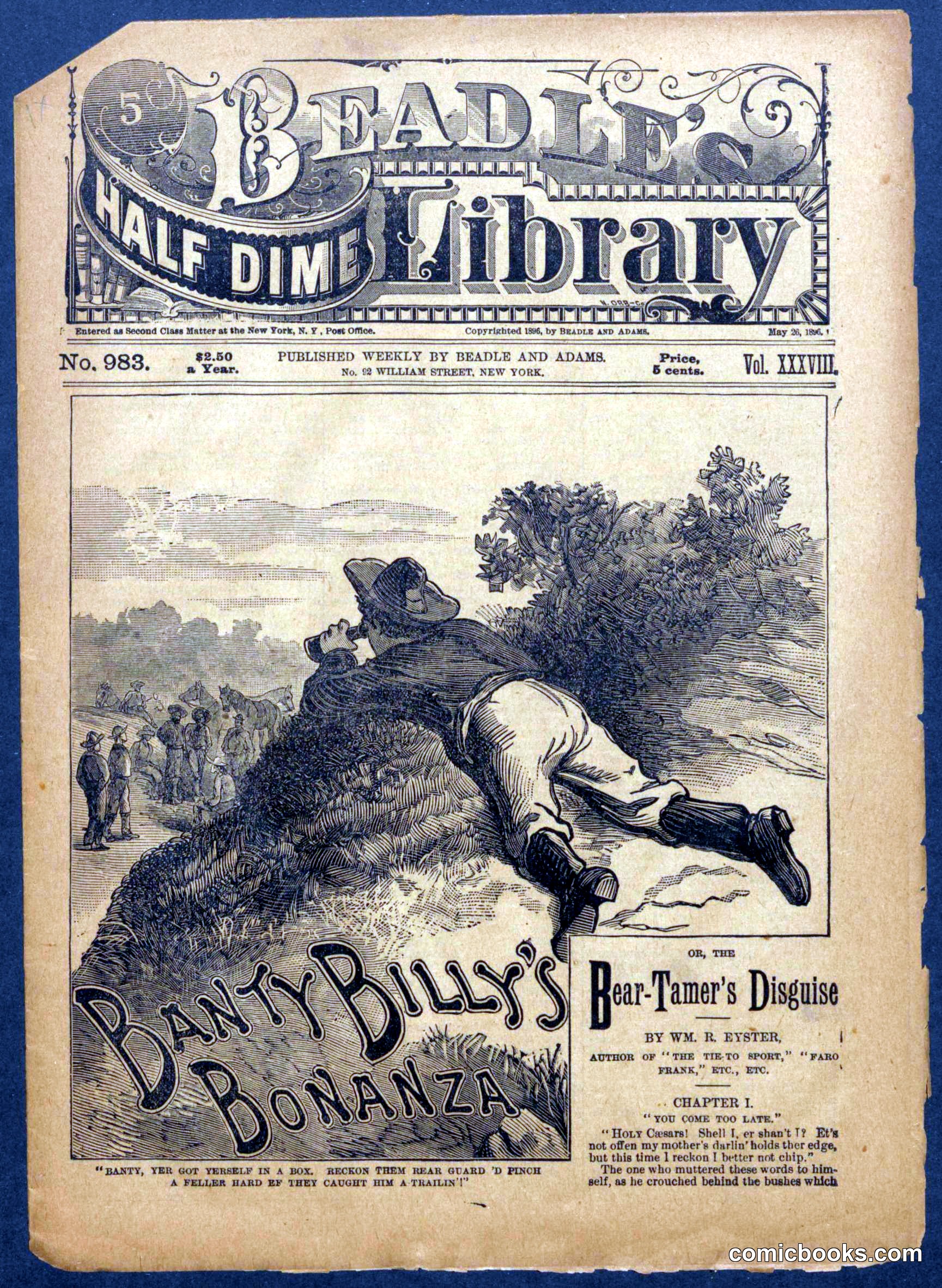 Beadle's Half Dime Library No. 983