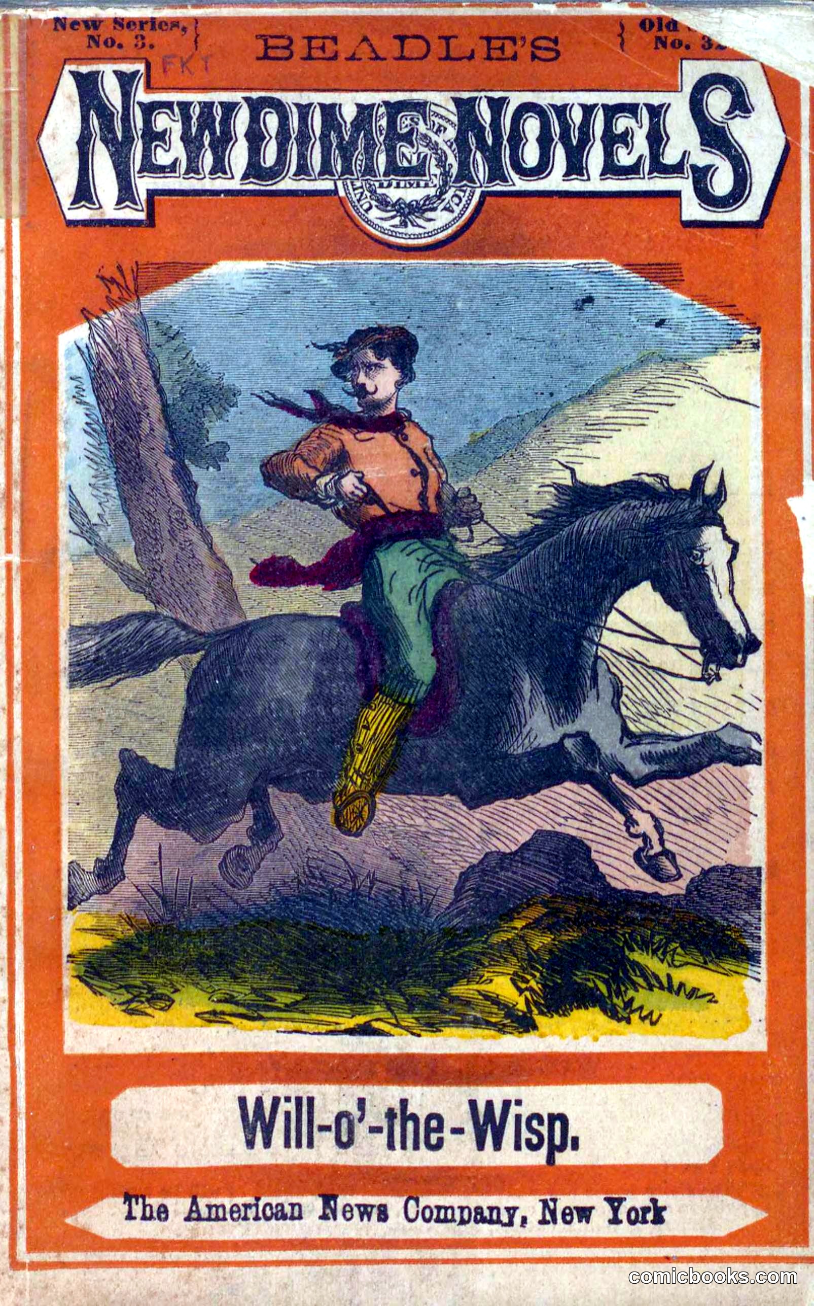 Will-o'-the-Wisp, Beadle's New Dime Novels