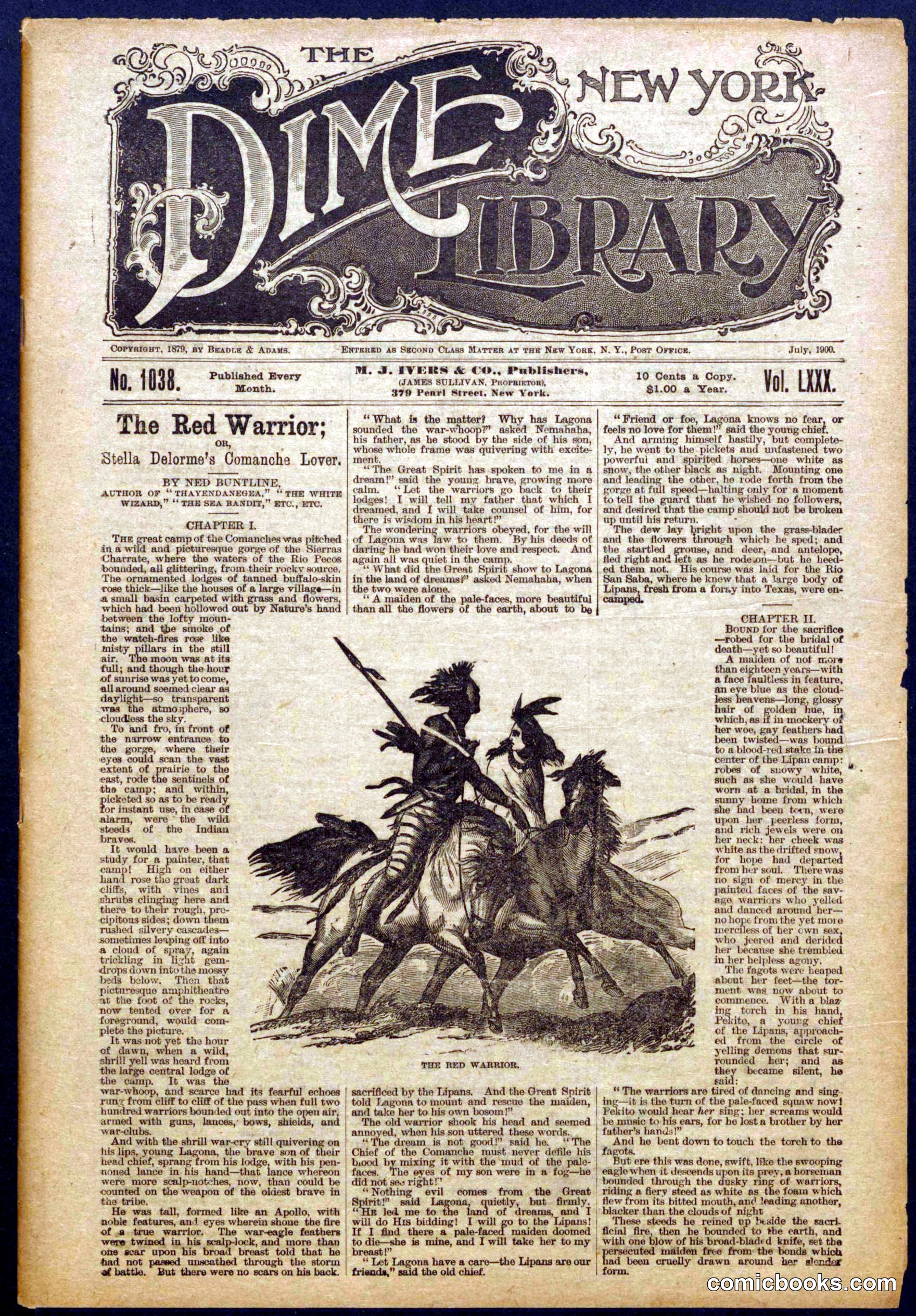 The New York Dime Library No. 1038