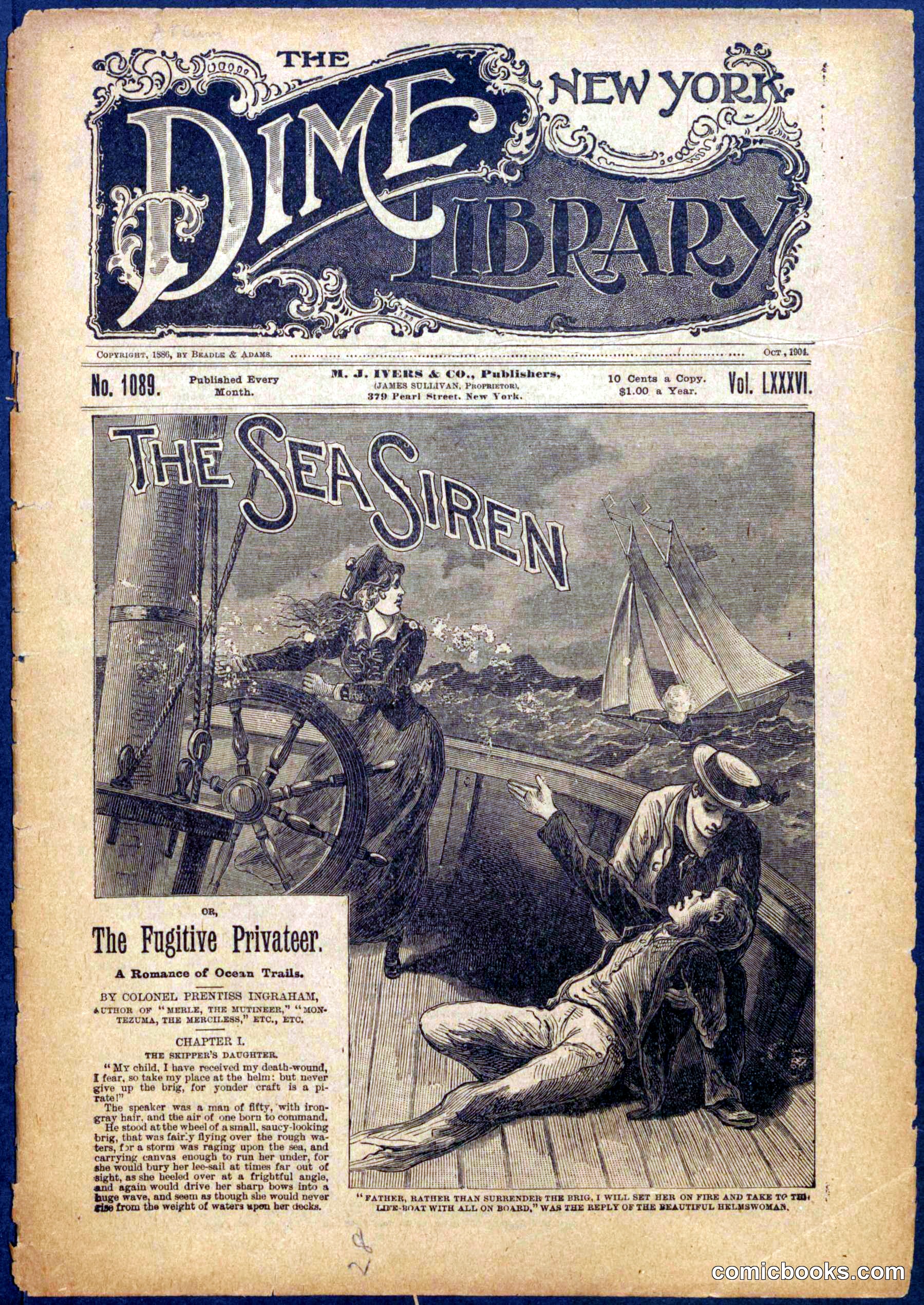 The New York Dime Library No. 1089
