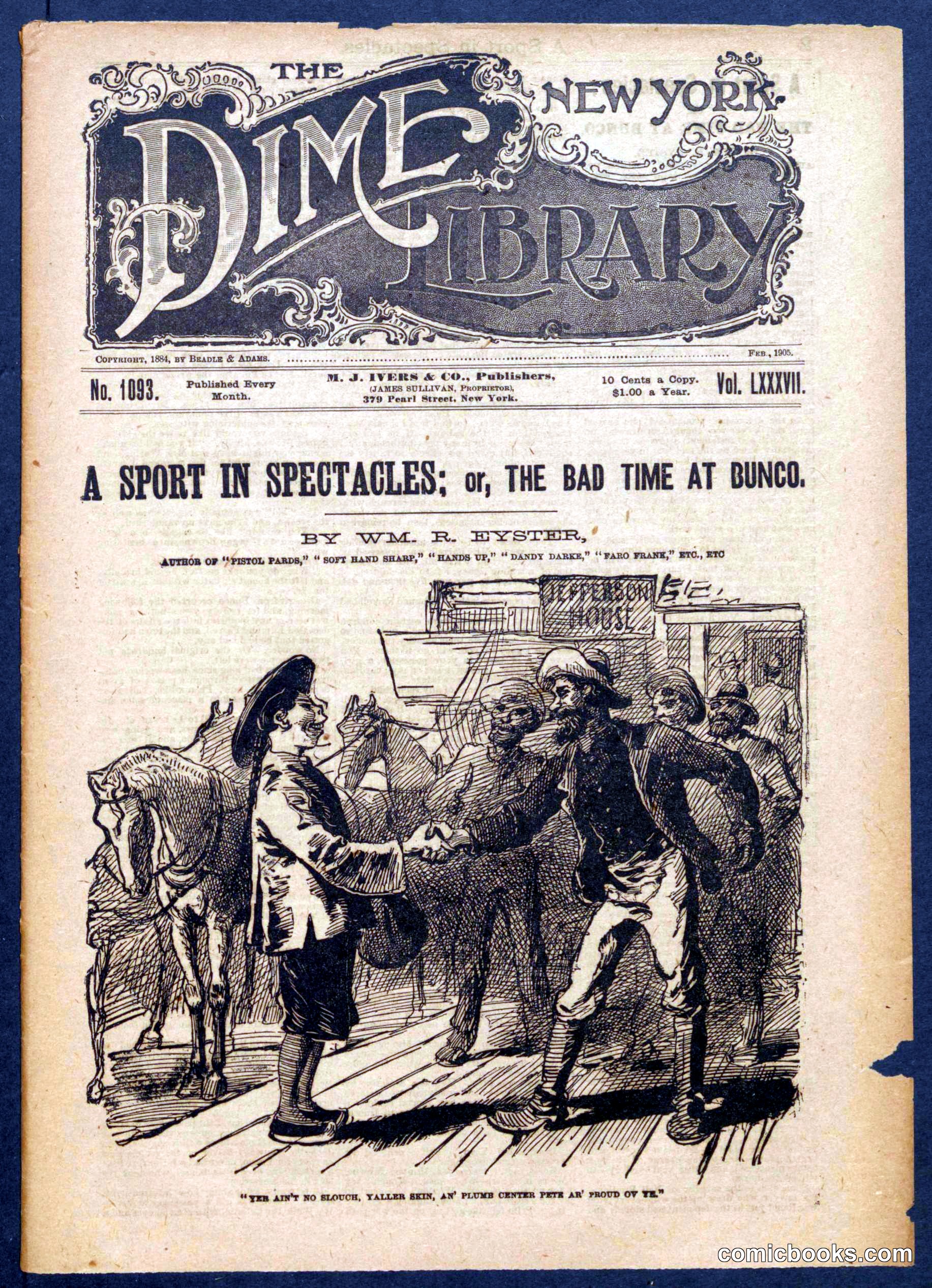 The New York Dime Library, No. 1093