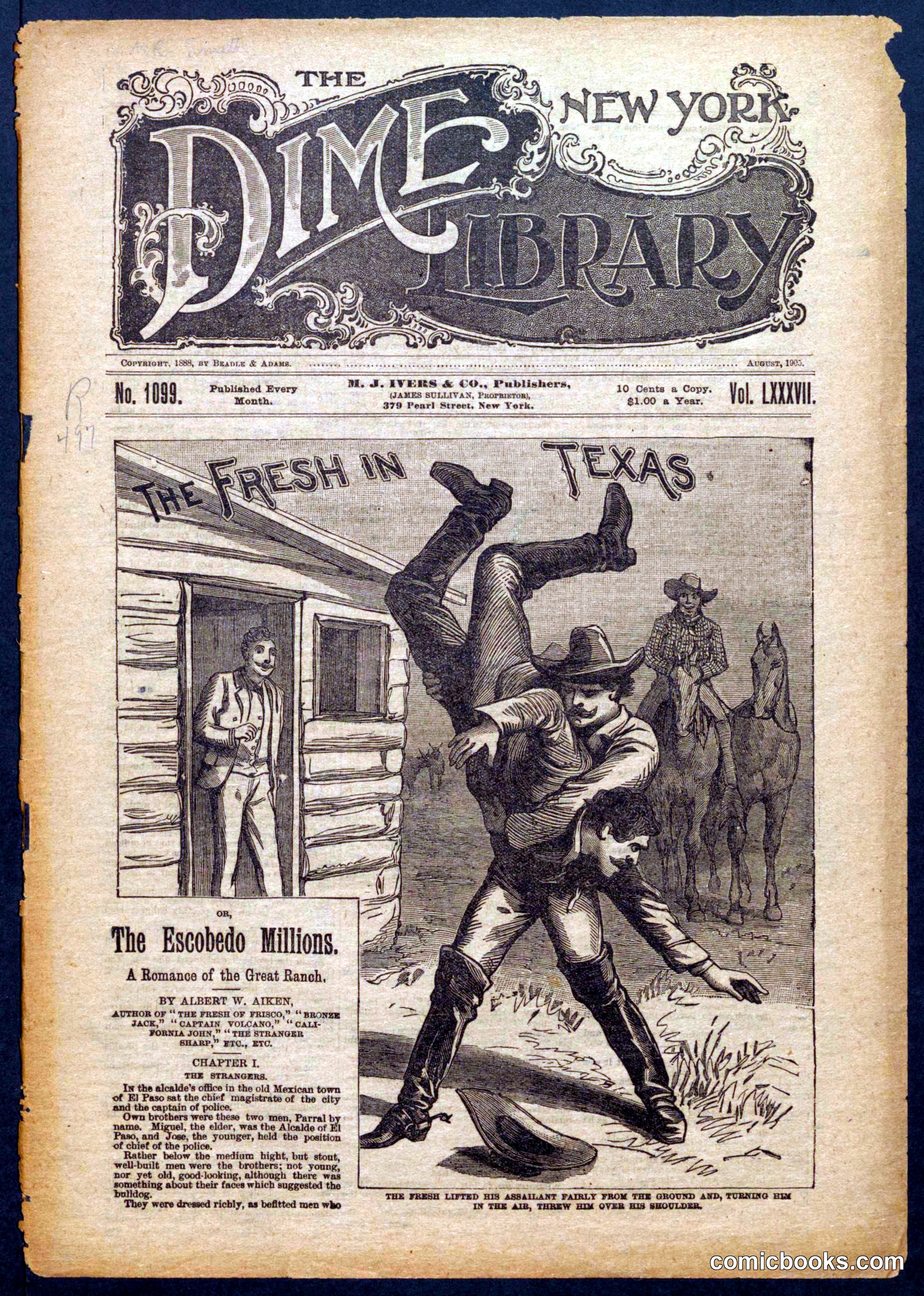 The New York Dime Library No. 1099