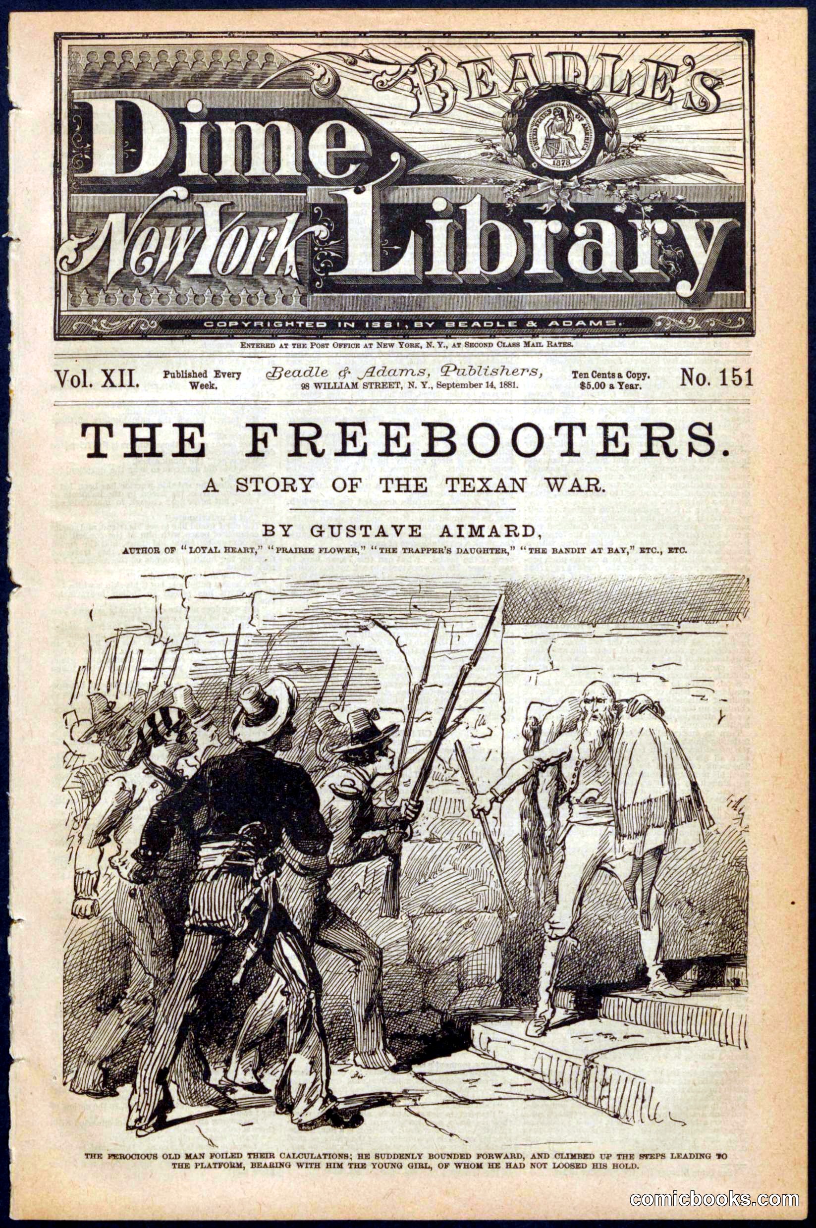 Beadle's Dime Library No. 151