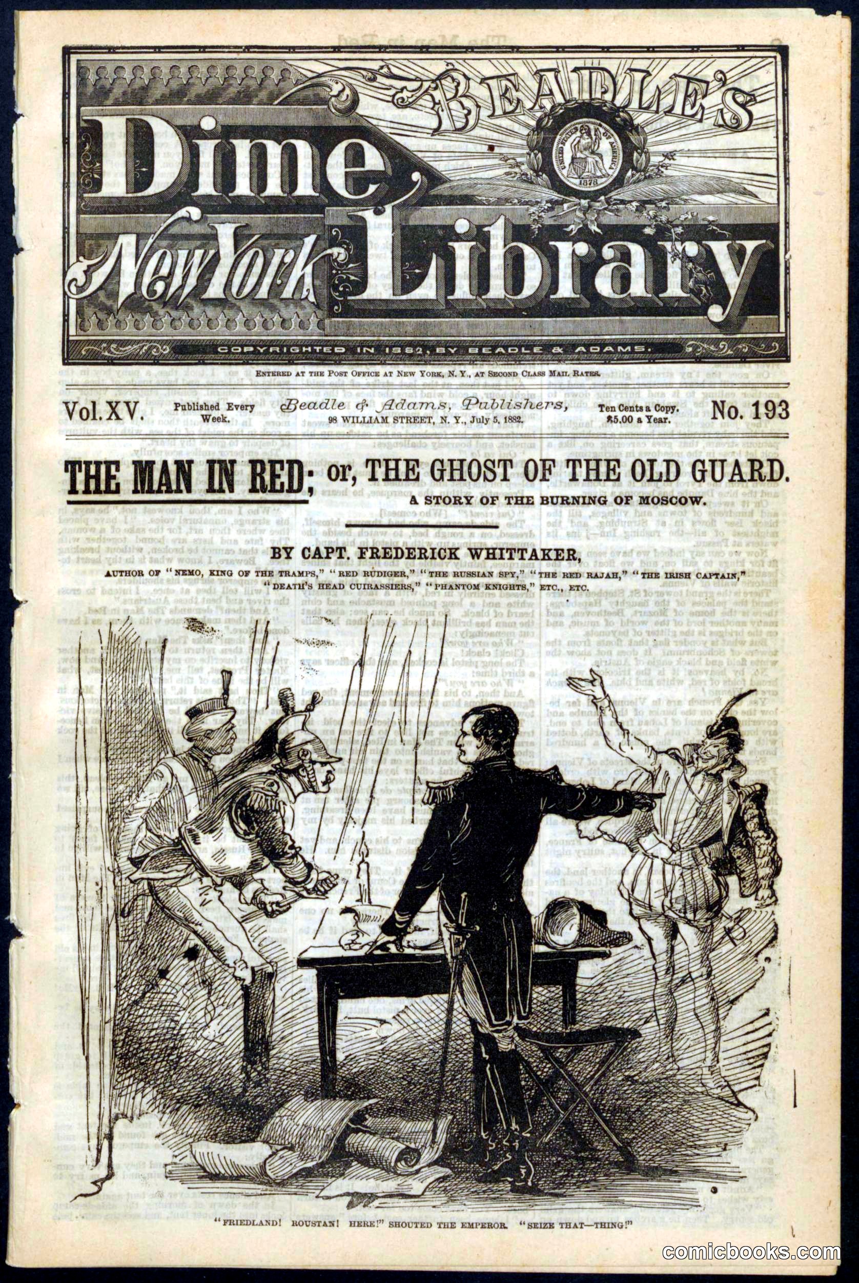 Beadle's New York Dime Library, No. 193