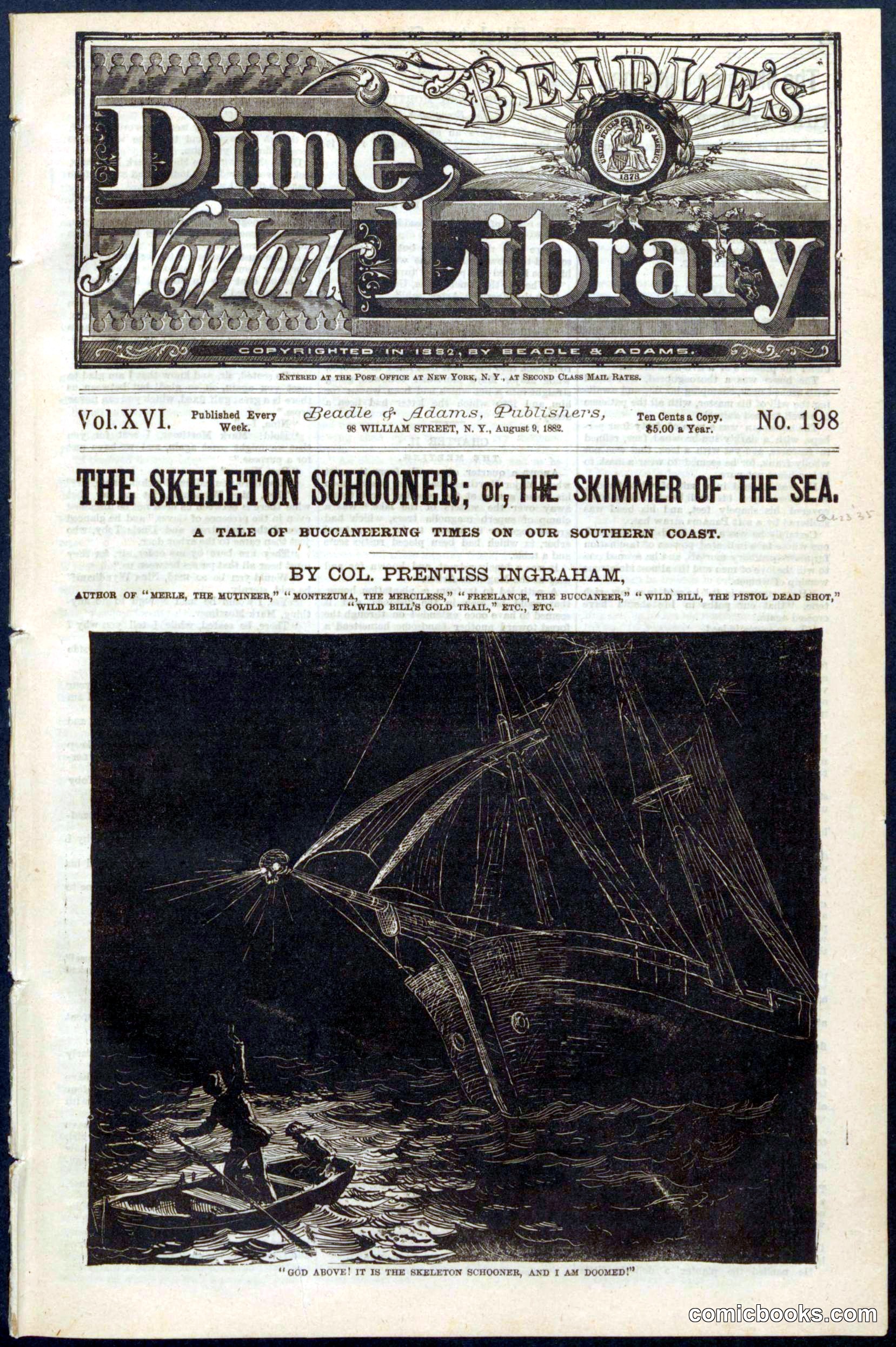 Beadle's Dime Library, No. 198