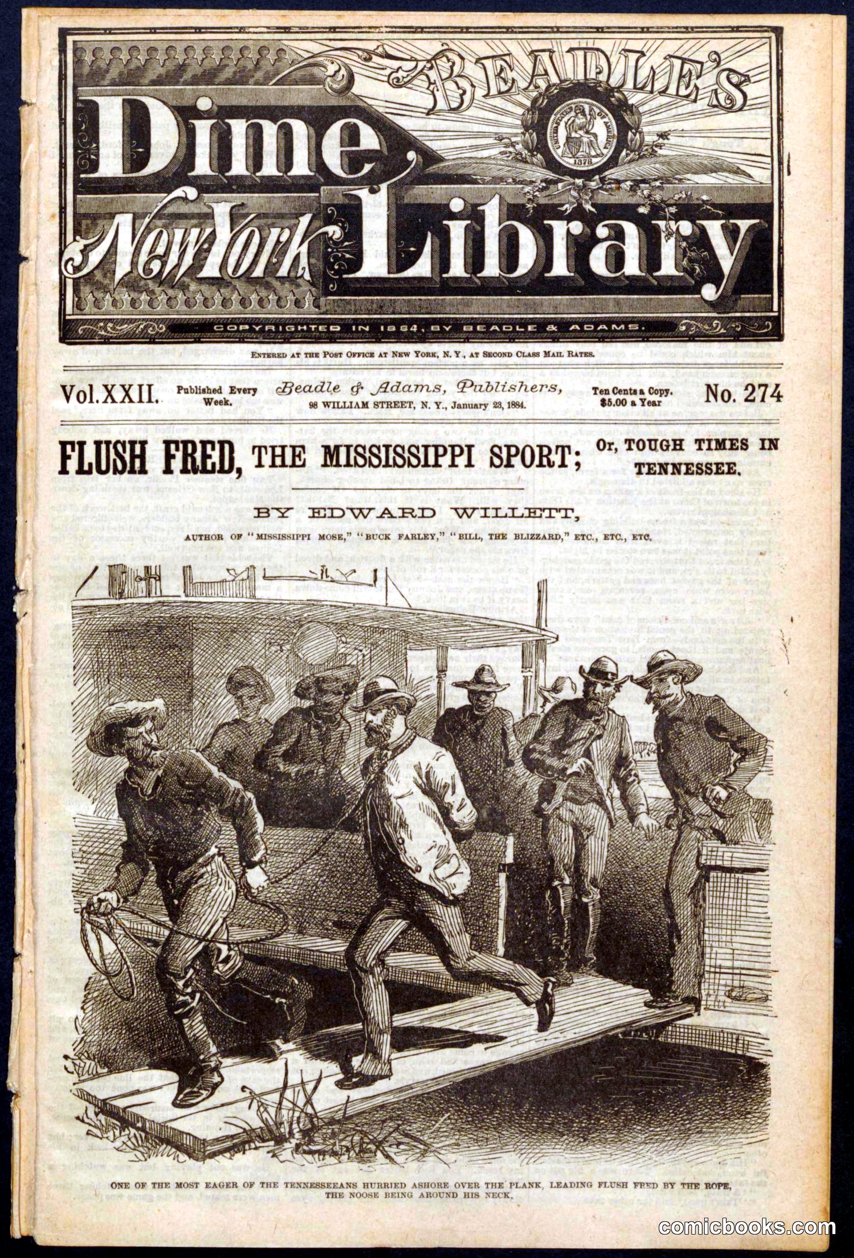 Beadle's New York Dime Library, No. 274