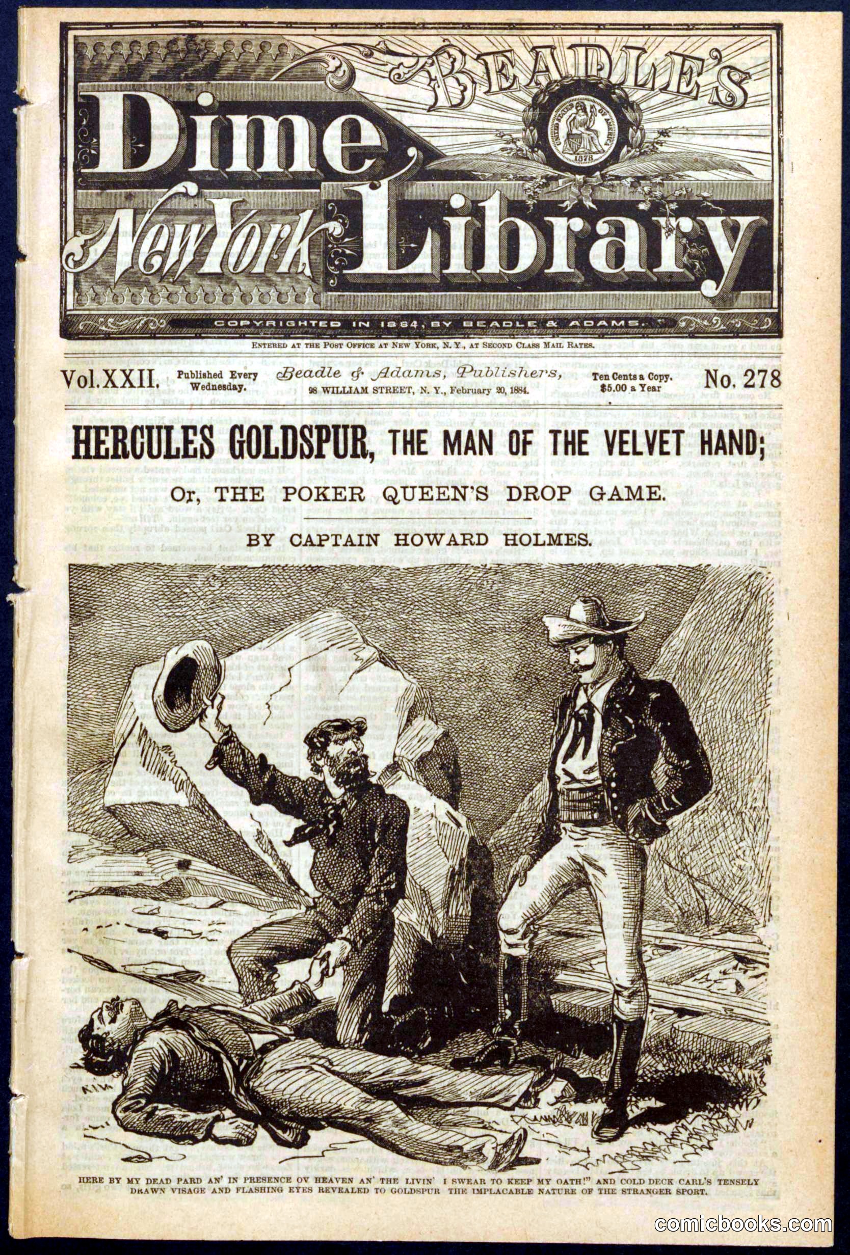 Beadle's Dime Library No. 278