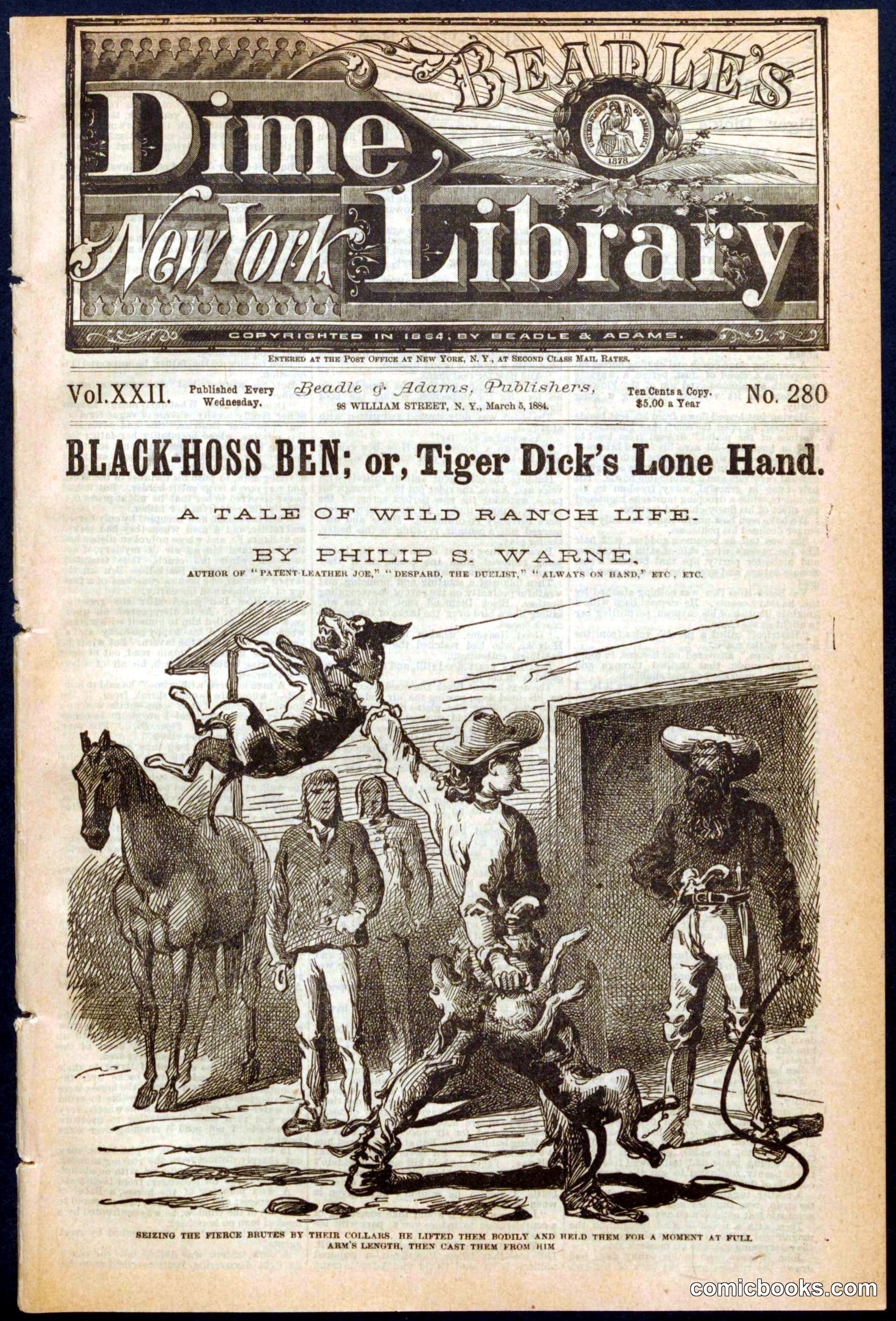 Beadle's Dime Library No. 280