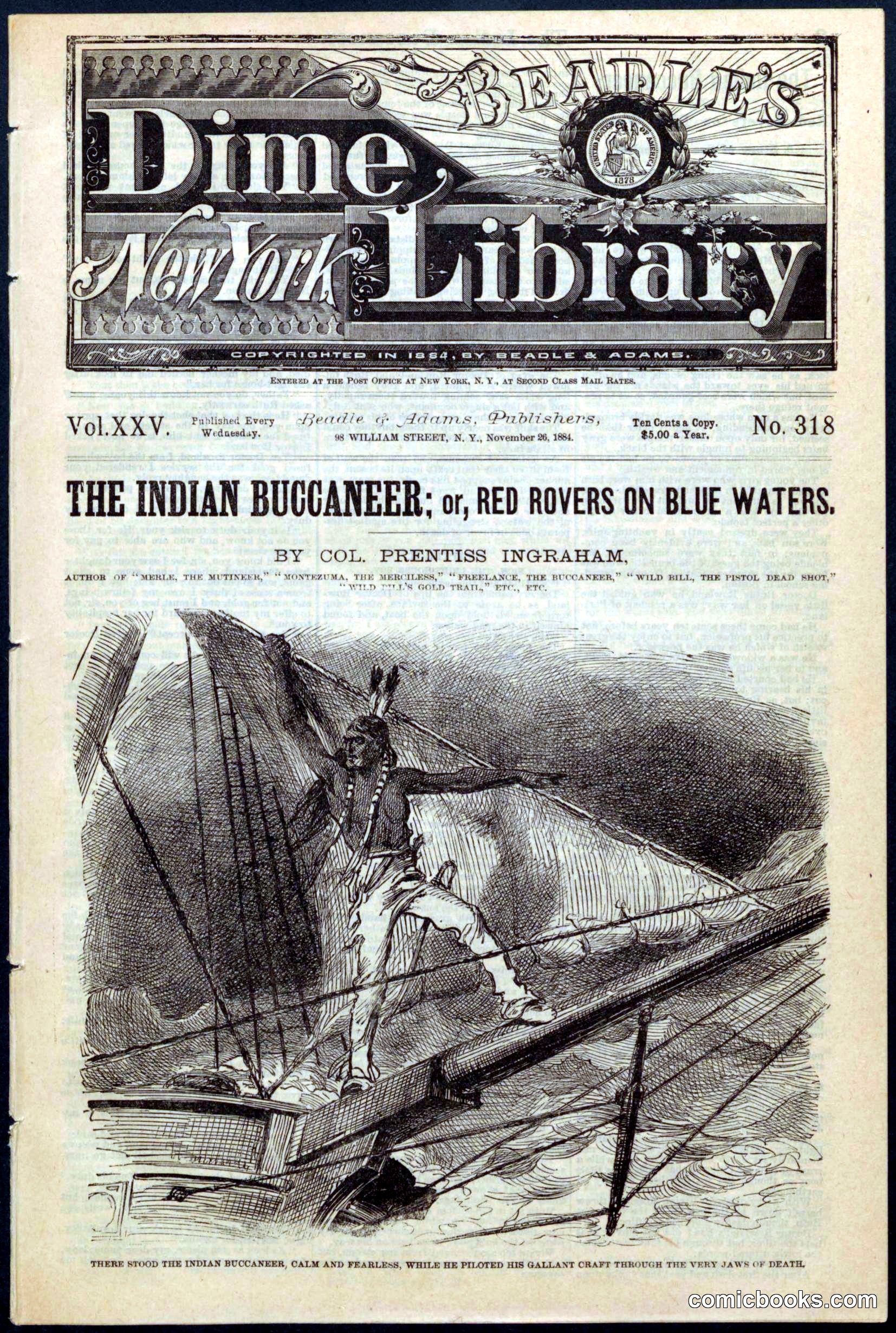 The Indian Buccaneer; or, Red Rovers on Blue Waters