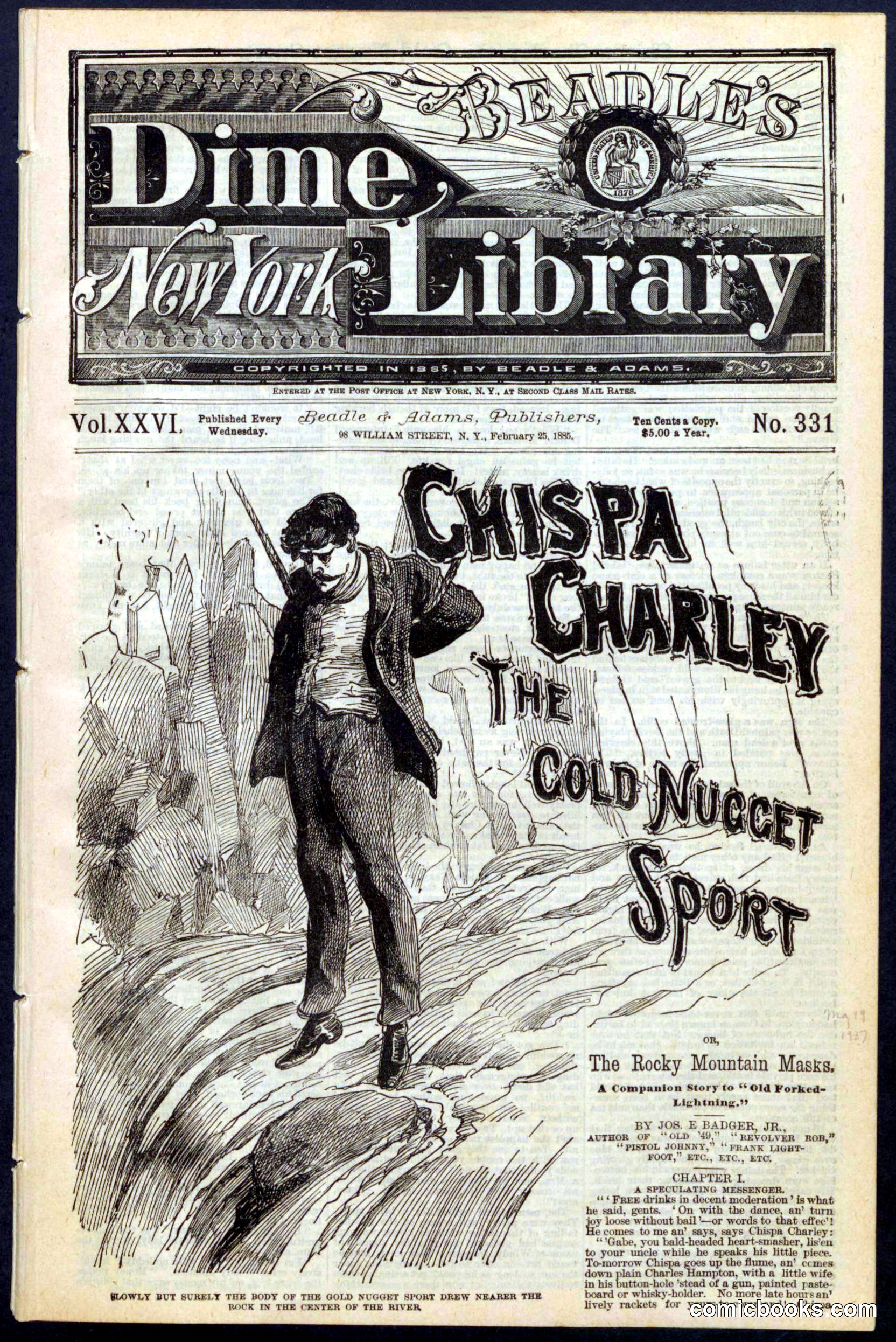Beadle's Dime Library No. 331