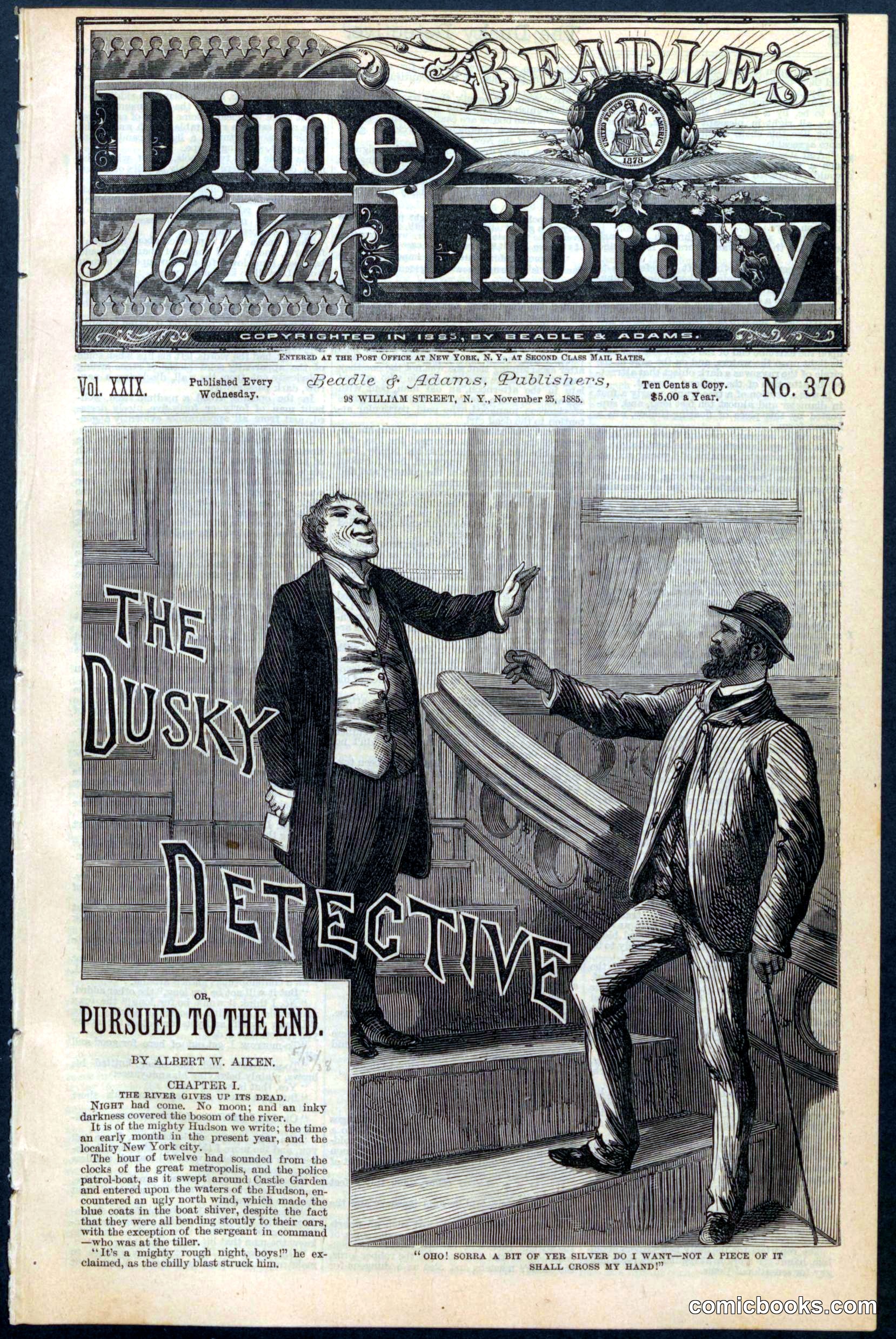 The Dusky Detective; or, Pursued to the End