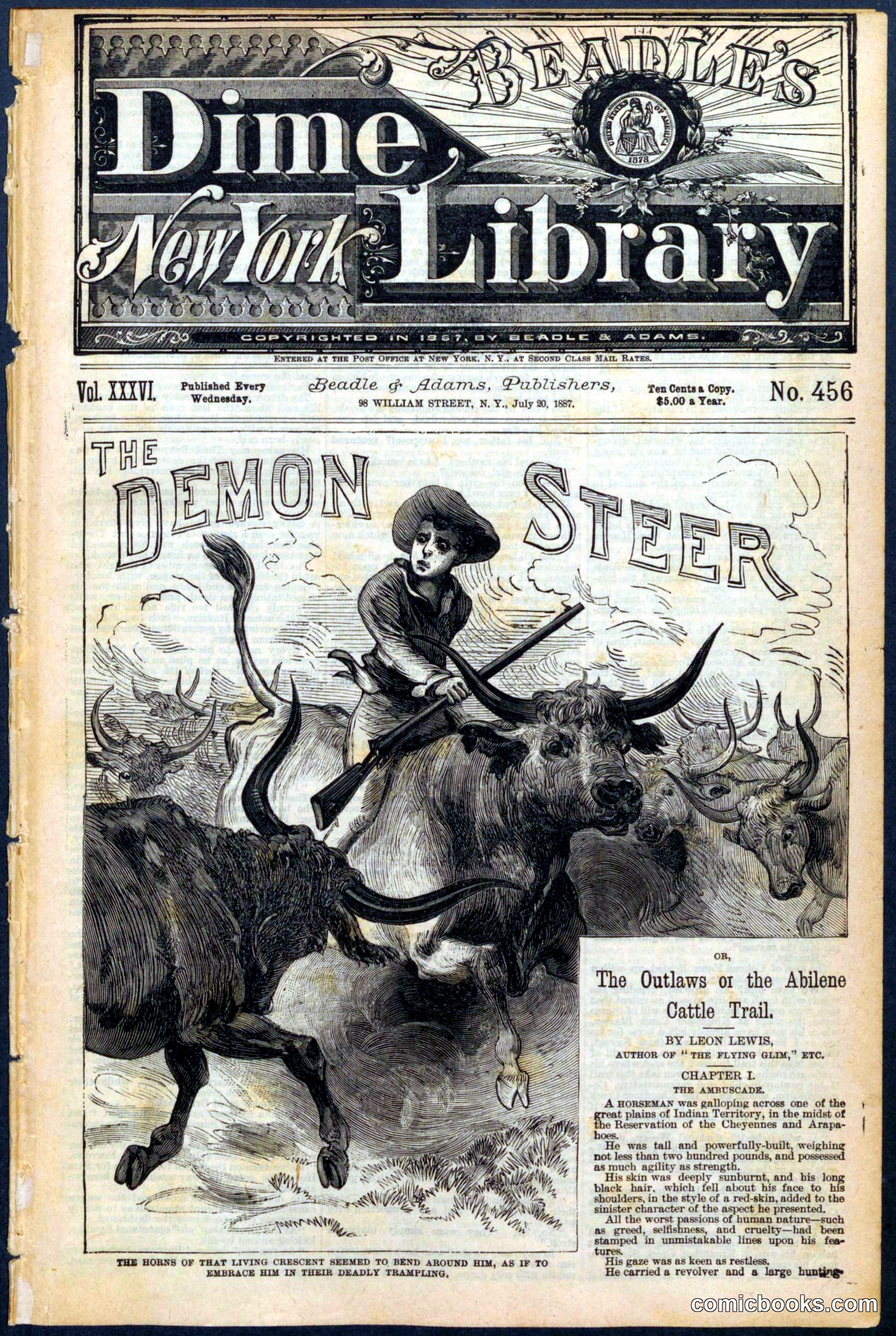 The Demon Steer: The Outlaws on the Abilene Cattle Trail