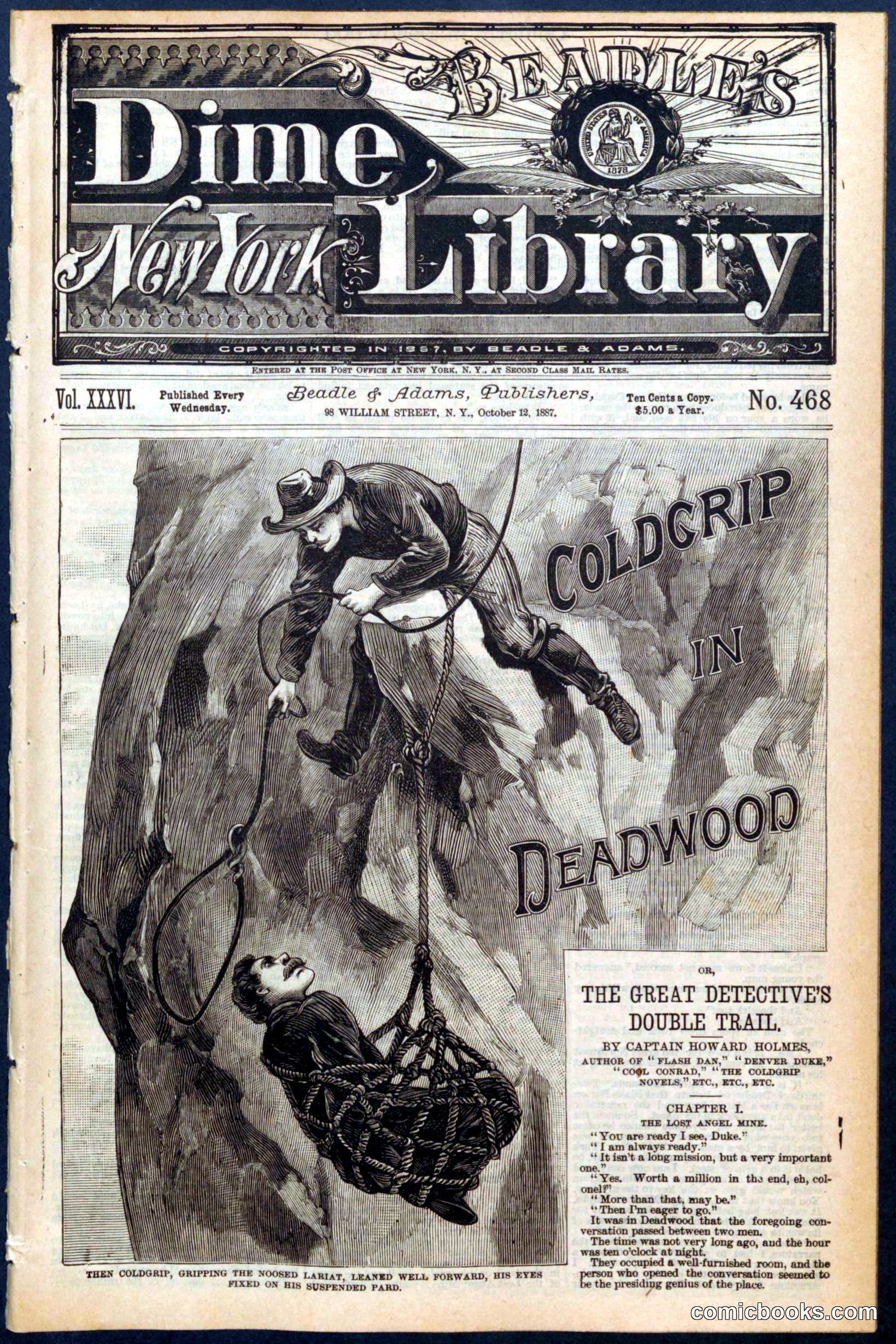 Beadle's Dime Library No. 468
