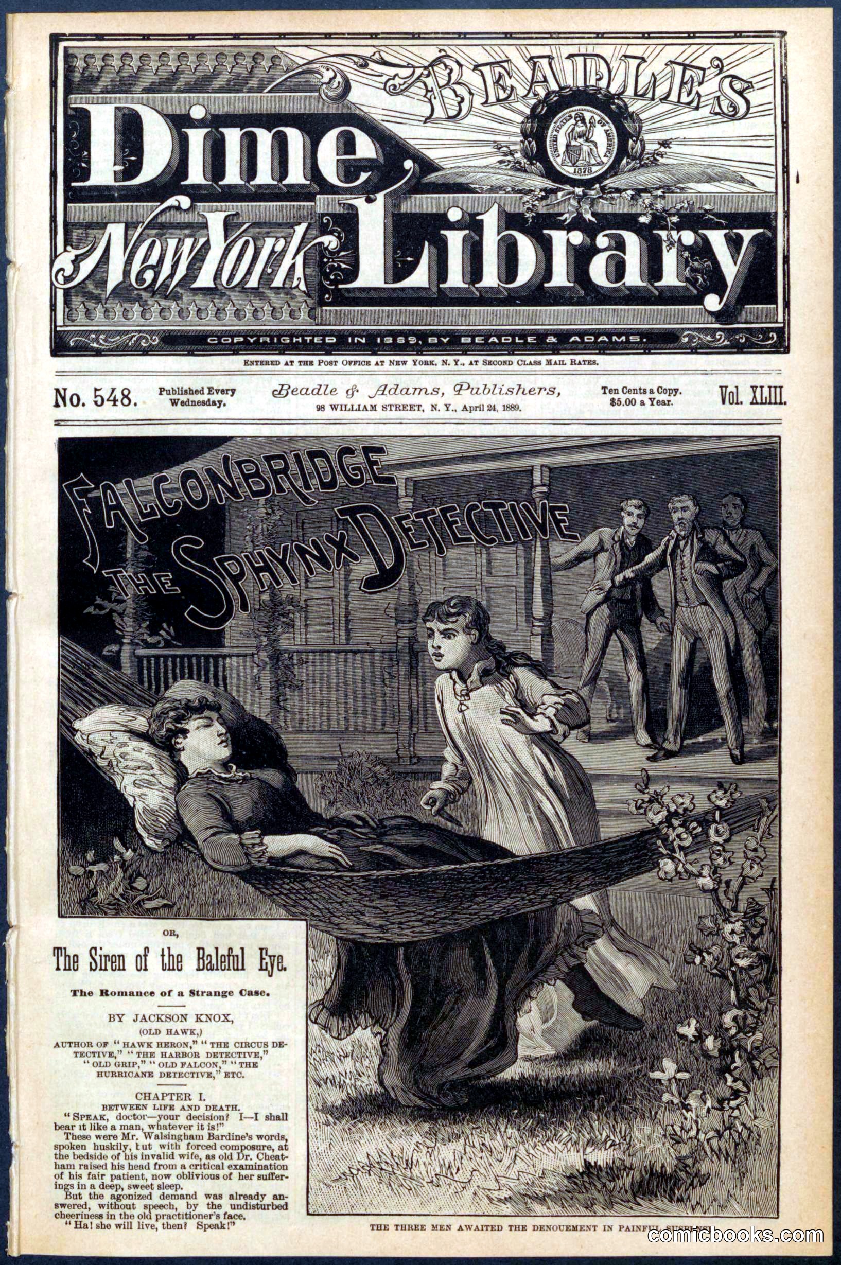Beadle's Dime Library No. 548