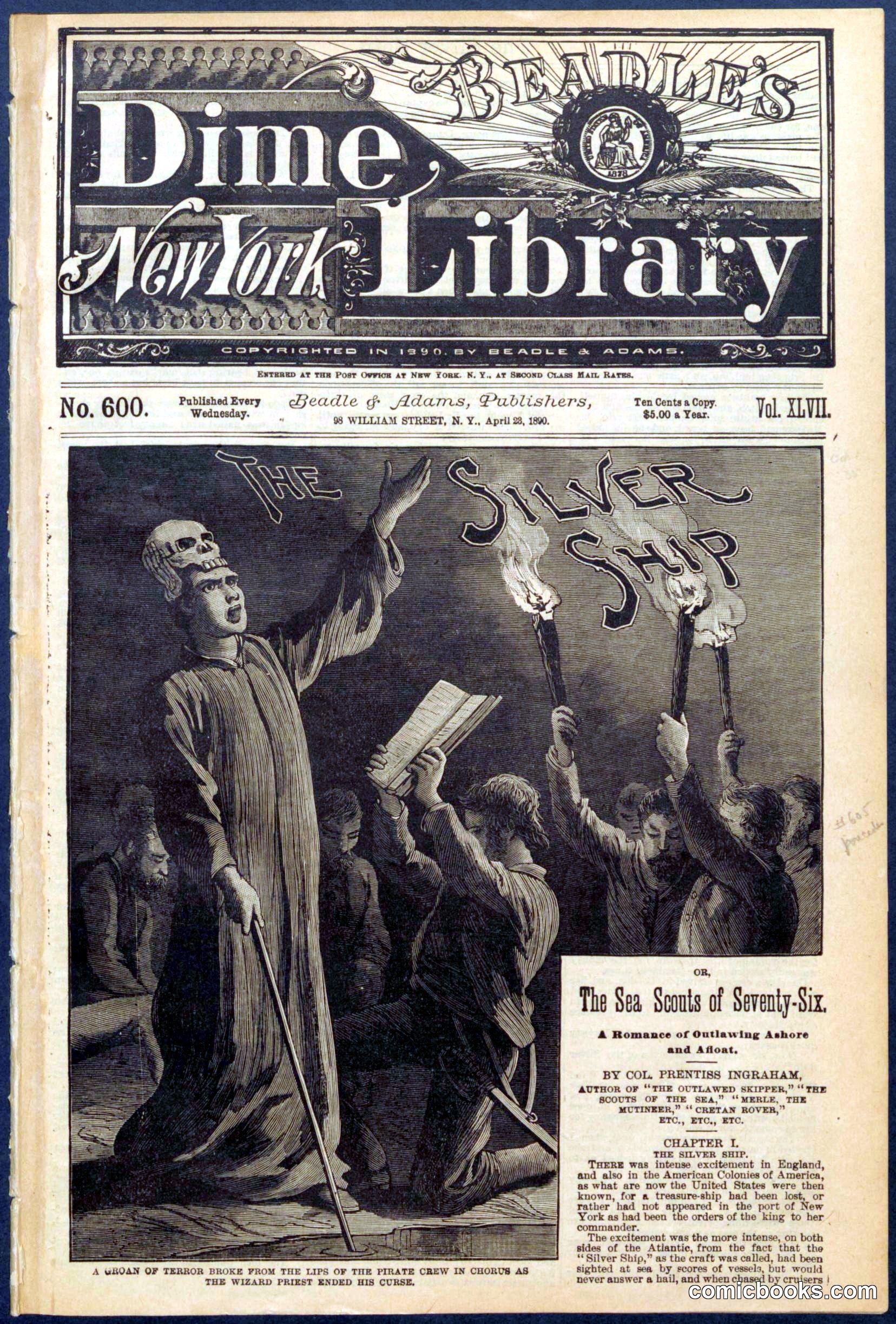Beadle's New York Dime Library, No. 600