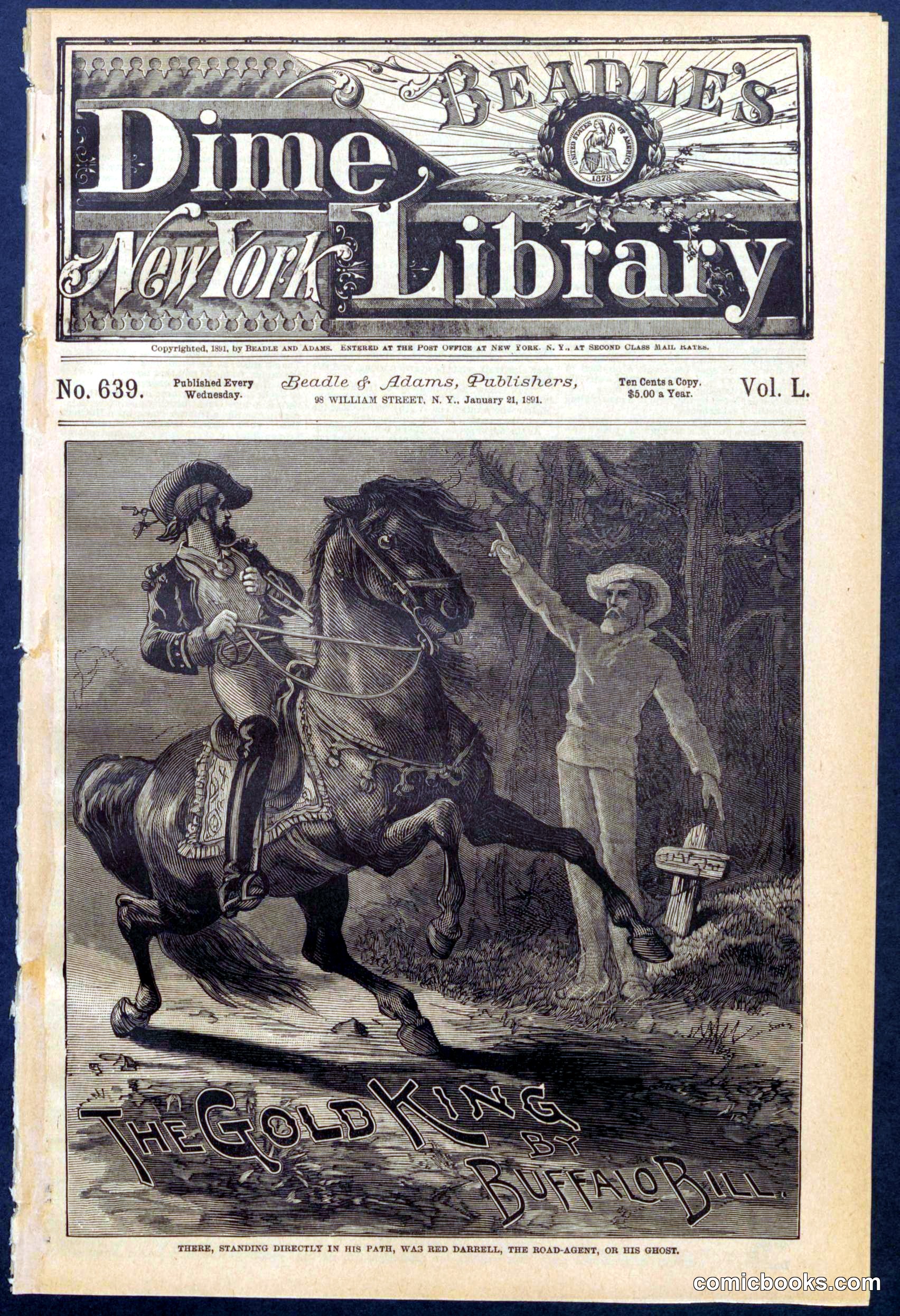 Beadle's New York Dime Library, No. 639