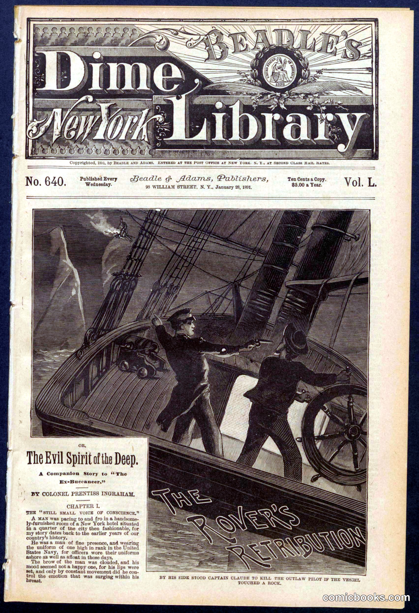 Beadle's Dime Library, No. 640