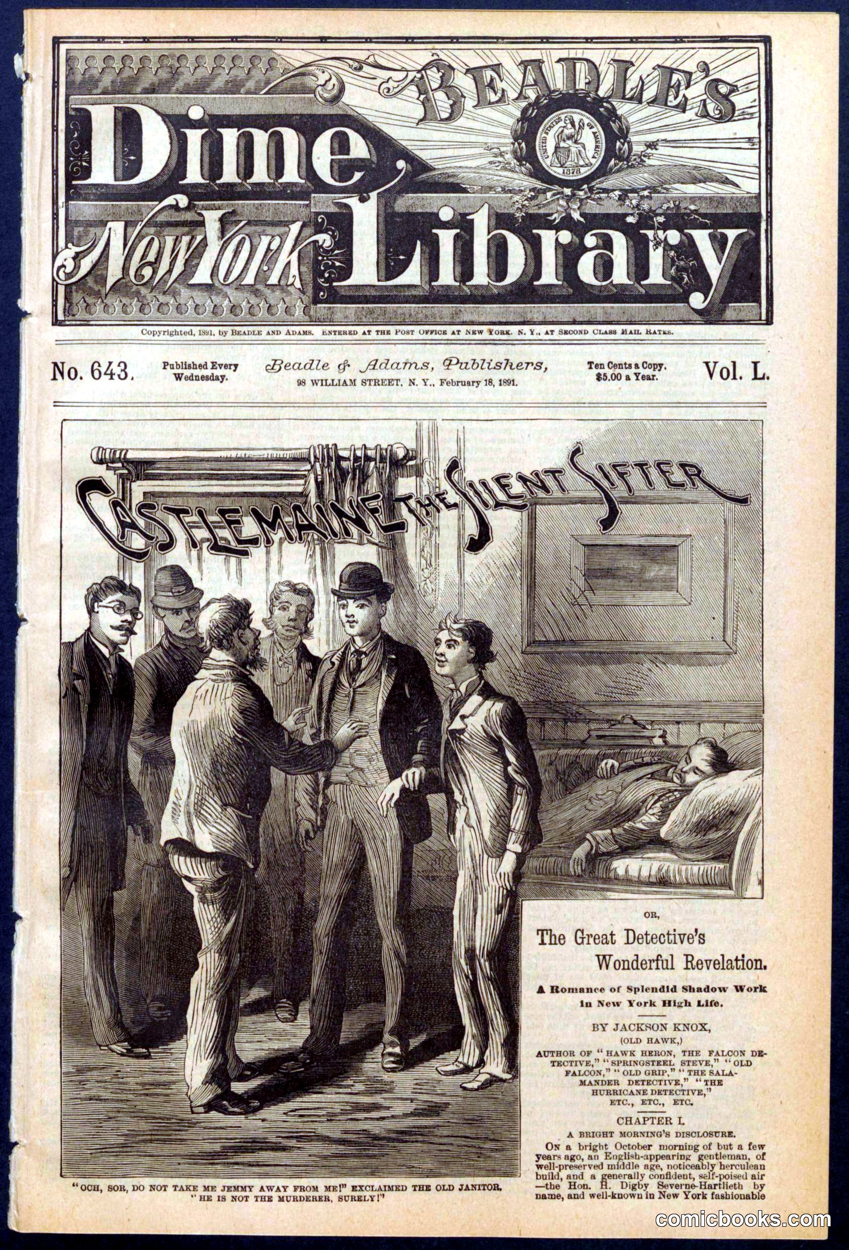 Beadle's Dime Library No. 643