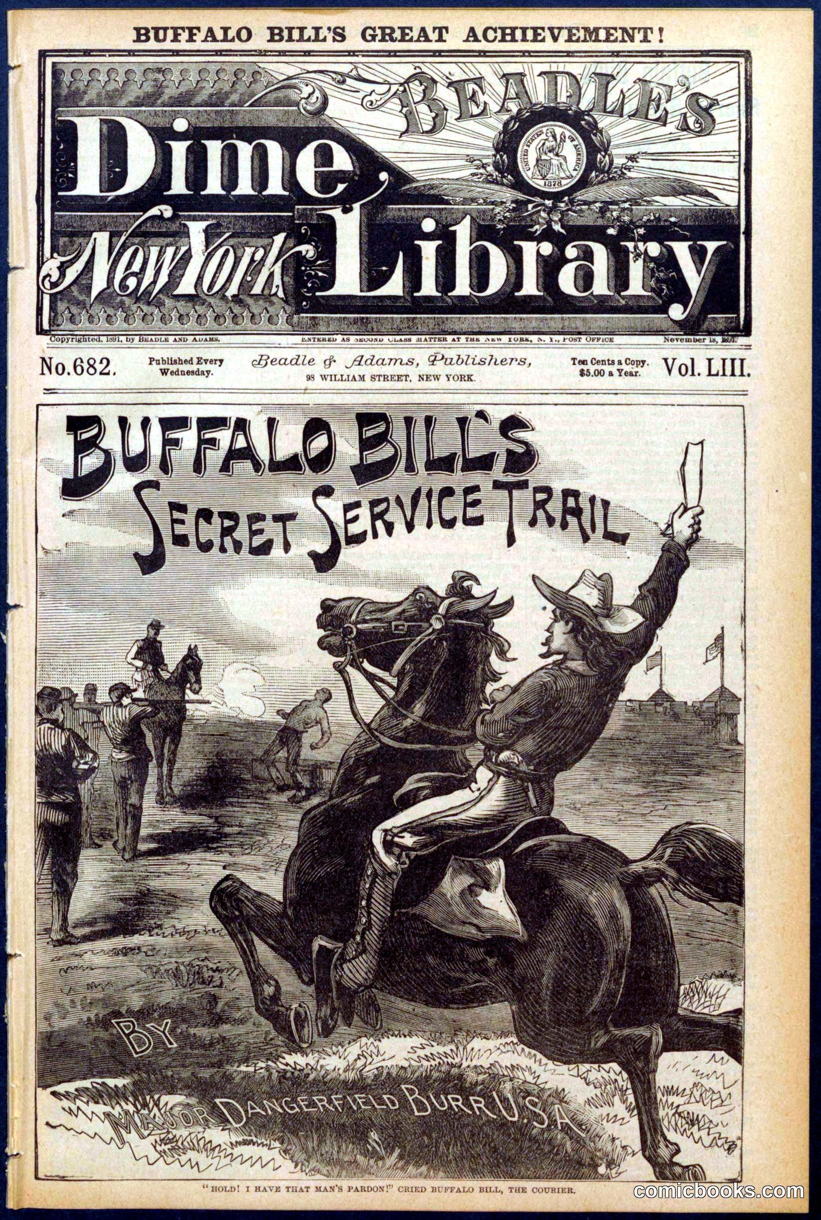 Beadle's New York Dime Library No. 682