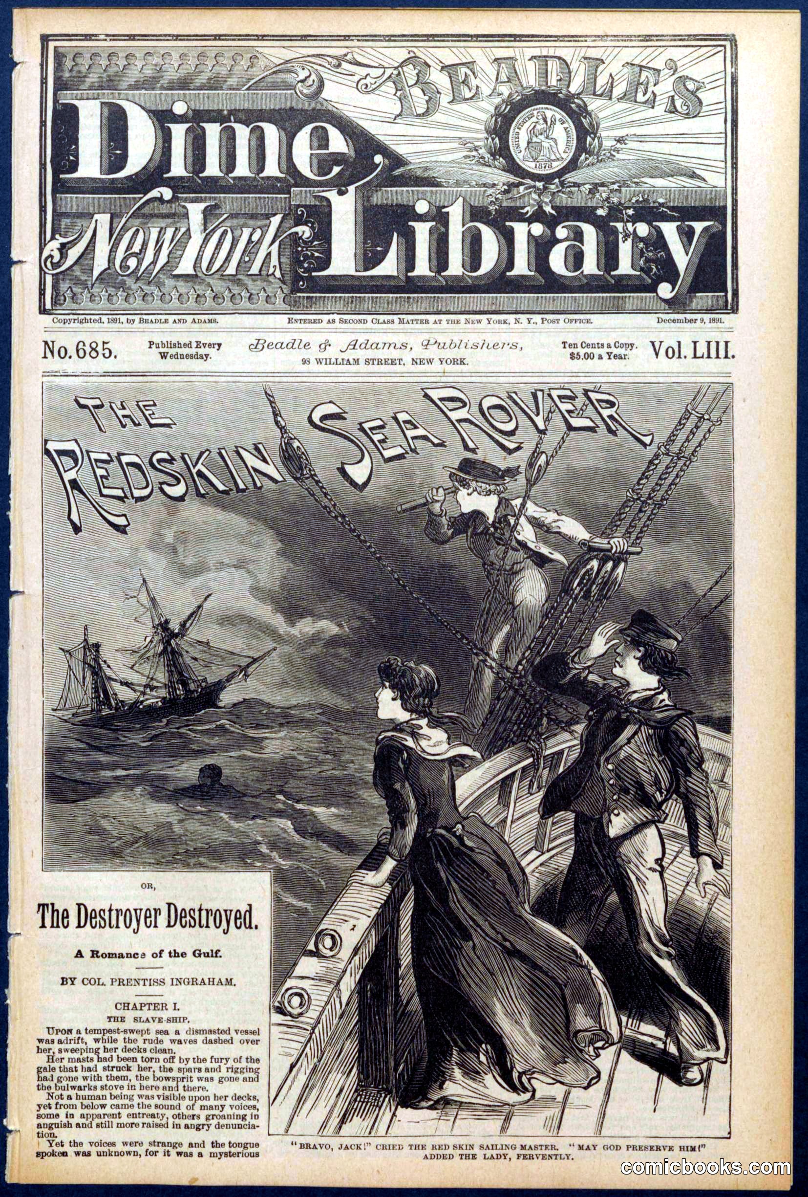 Beadle's New York Dime Library No. 685