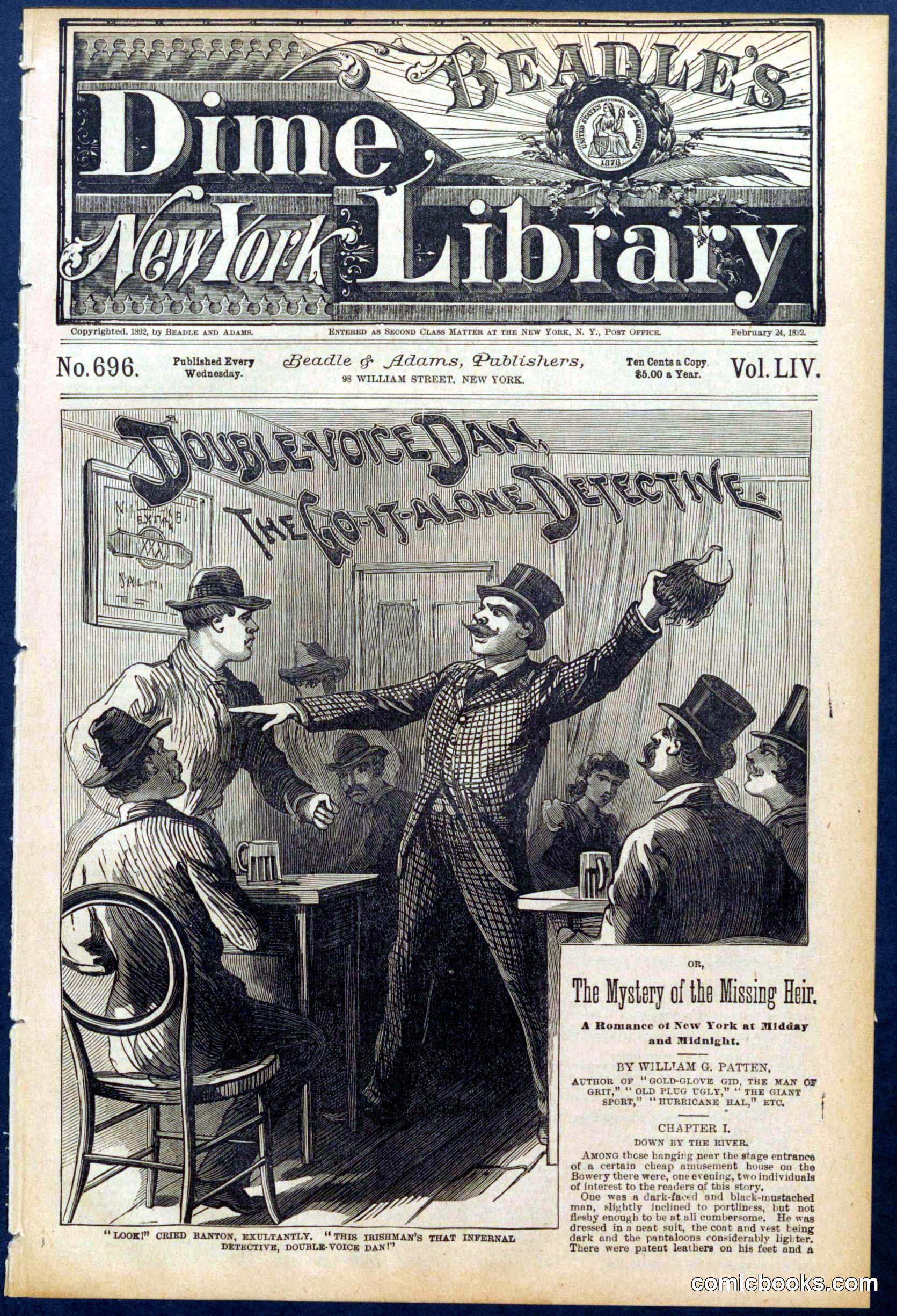 Beadle's Dime Library No. 696