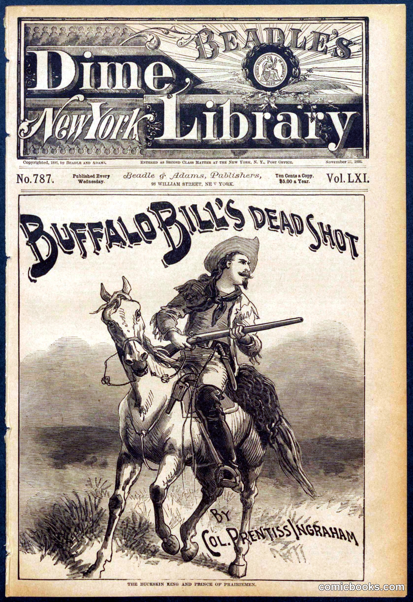 Beadle's New York Dime Library, No. 787