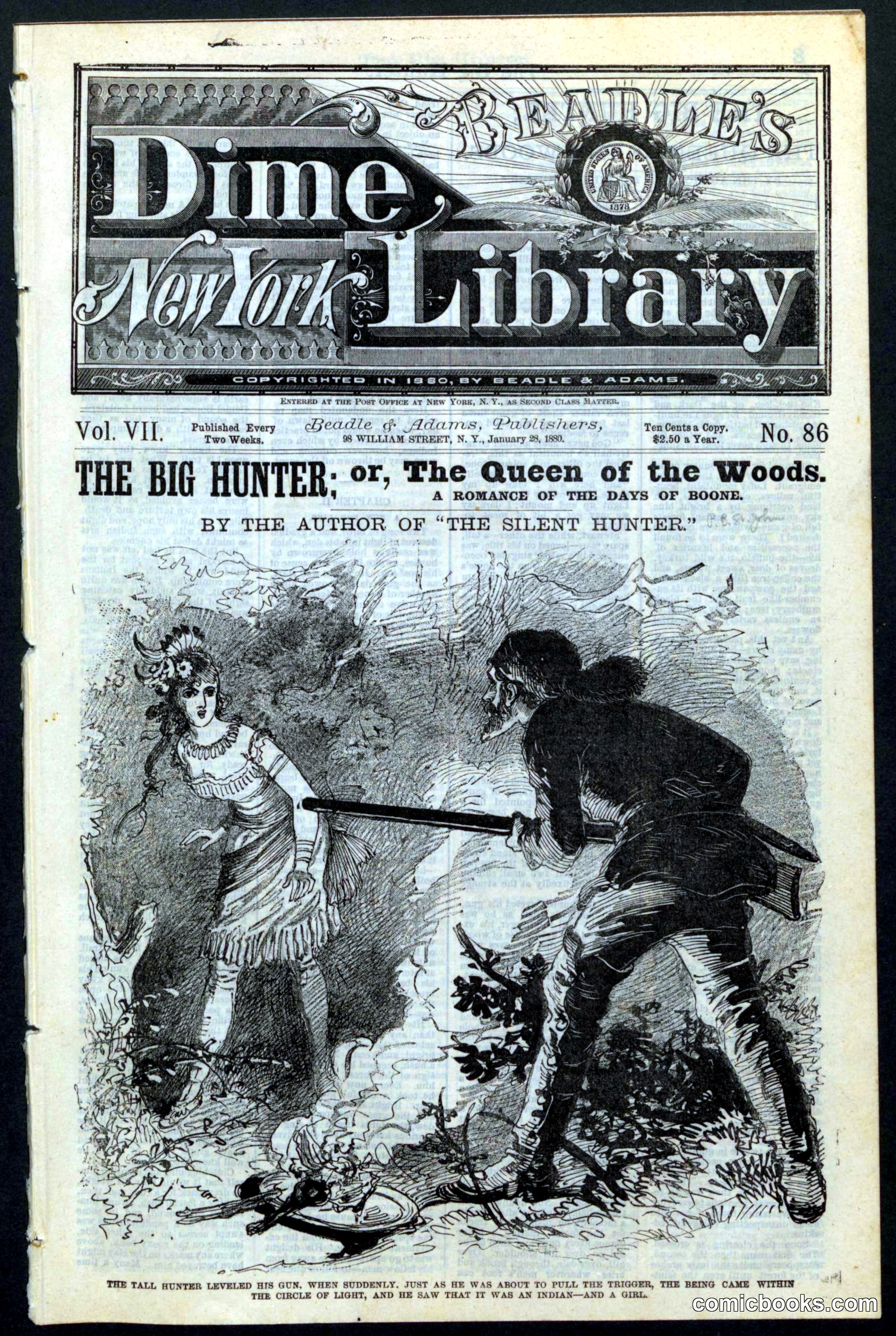 Beadle's New York Dime Library No. 86