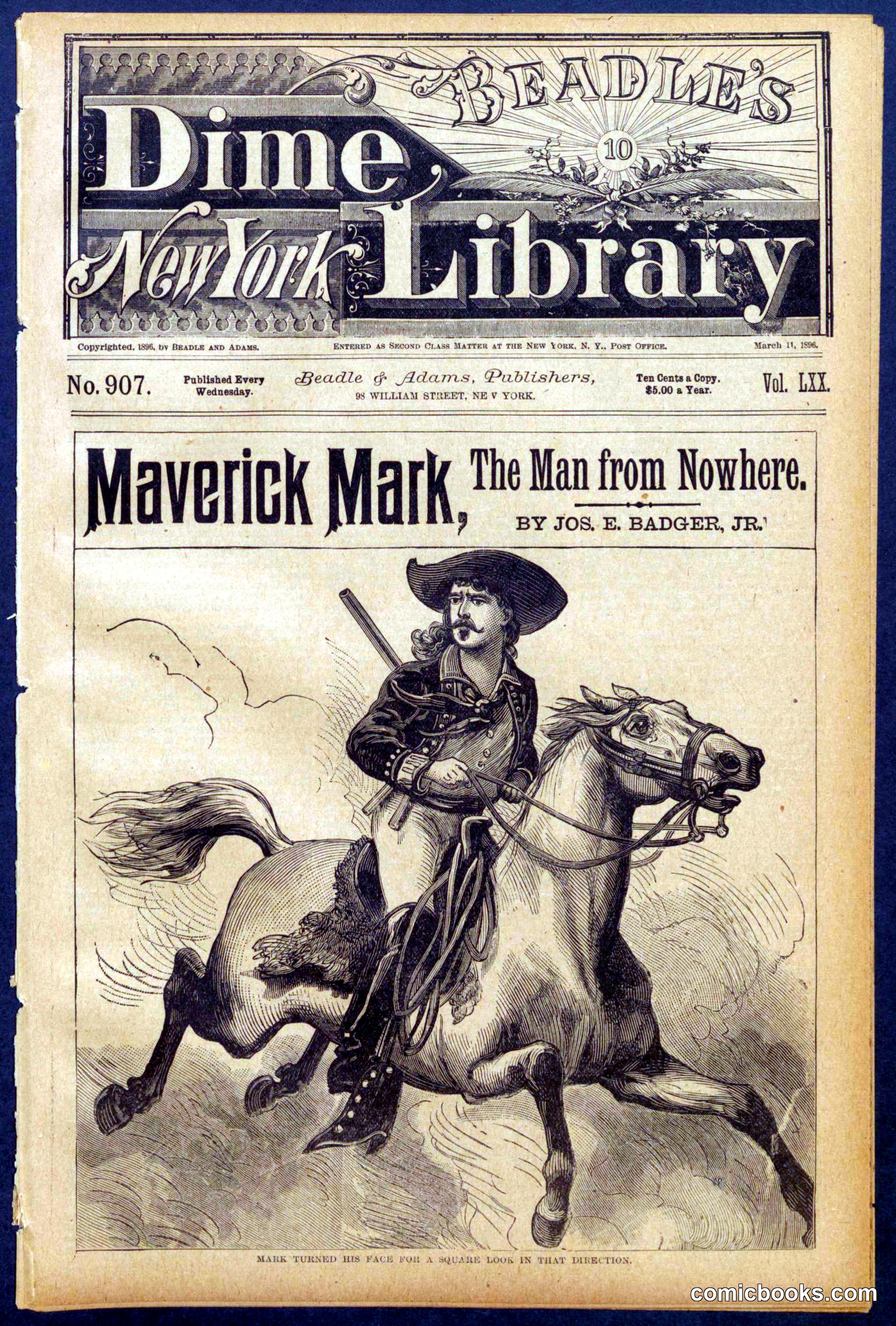 Beadle's Dime Library No. 907