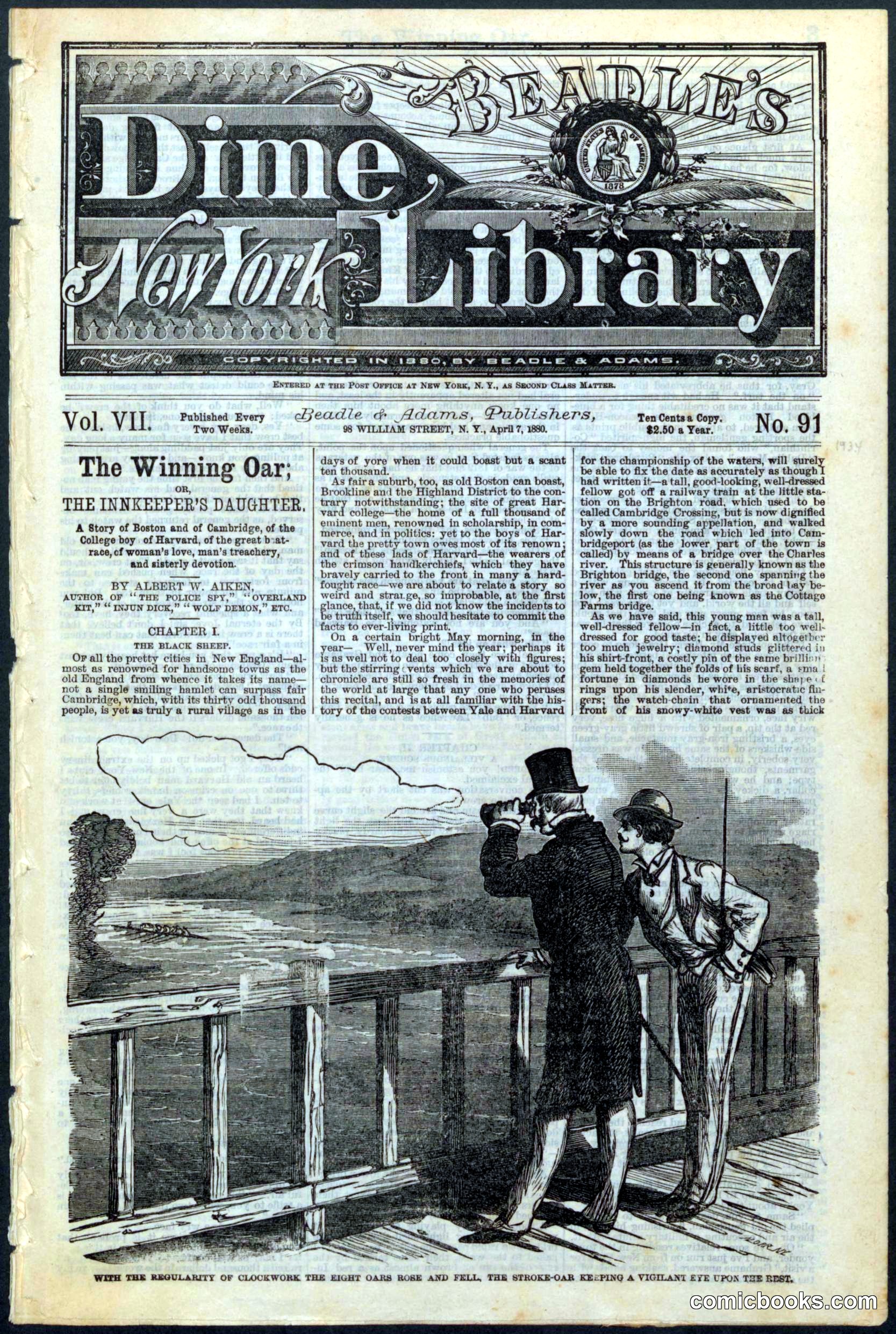 Beadle's New York Dime Library, No. 91