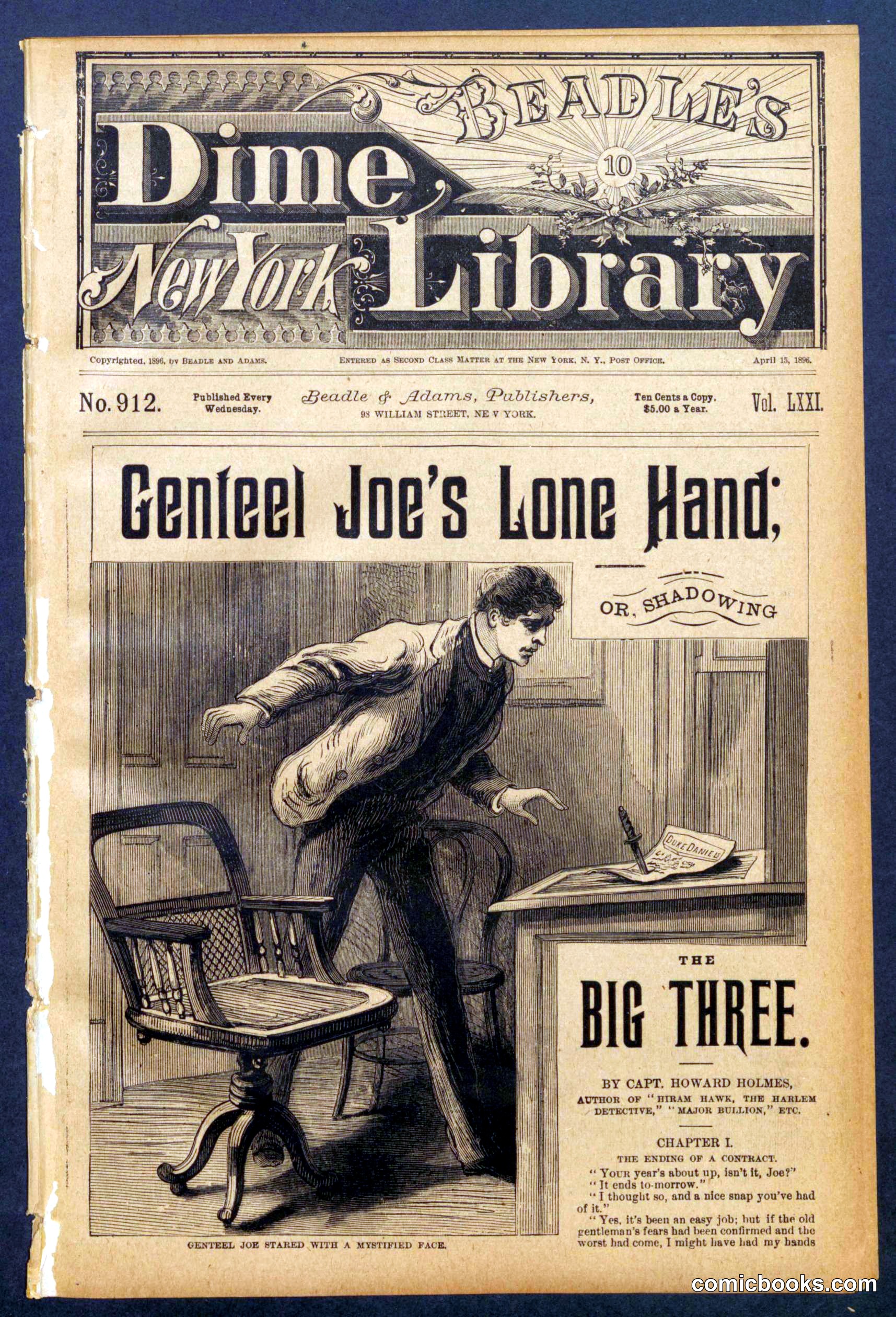 Beadle's Dime Library, No. 912