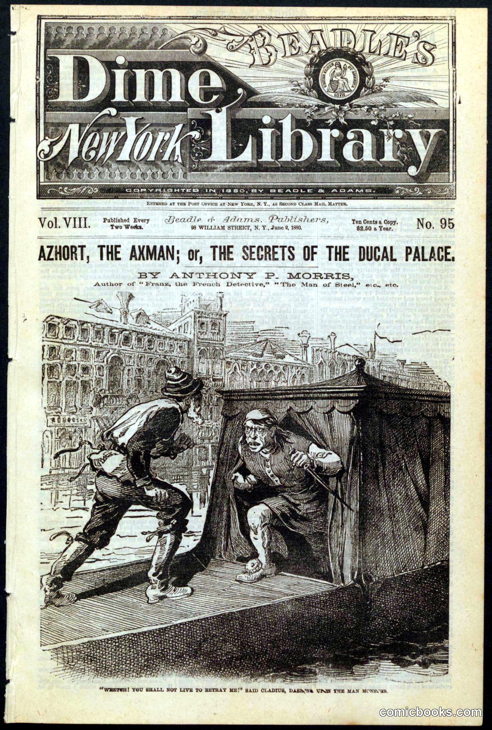 Beadle's New York Dime Library No. 95