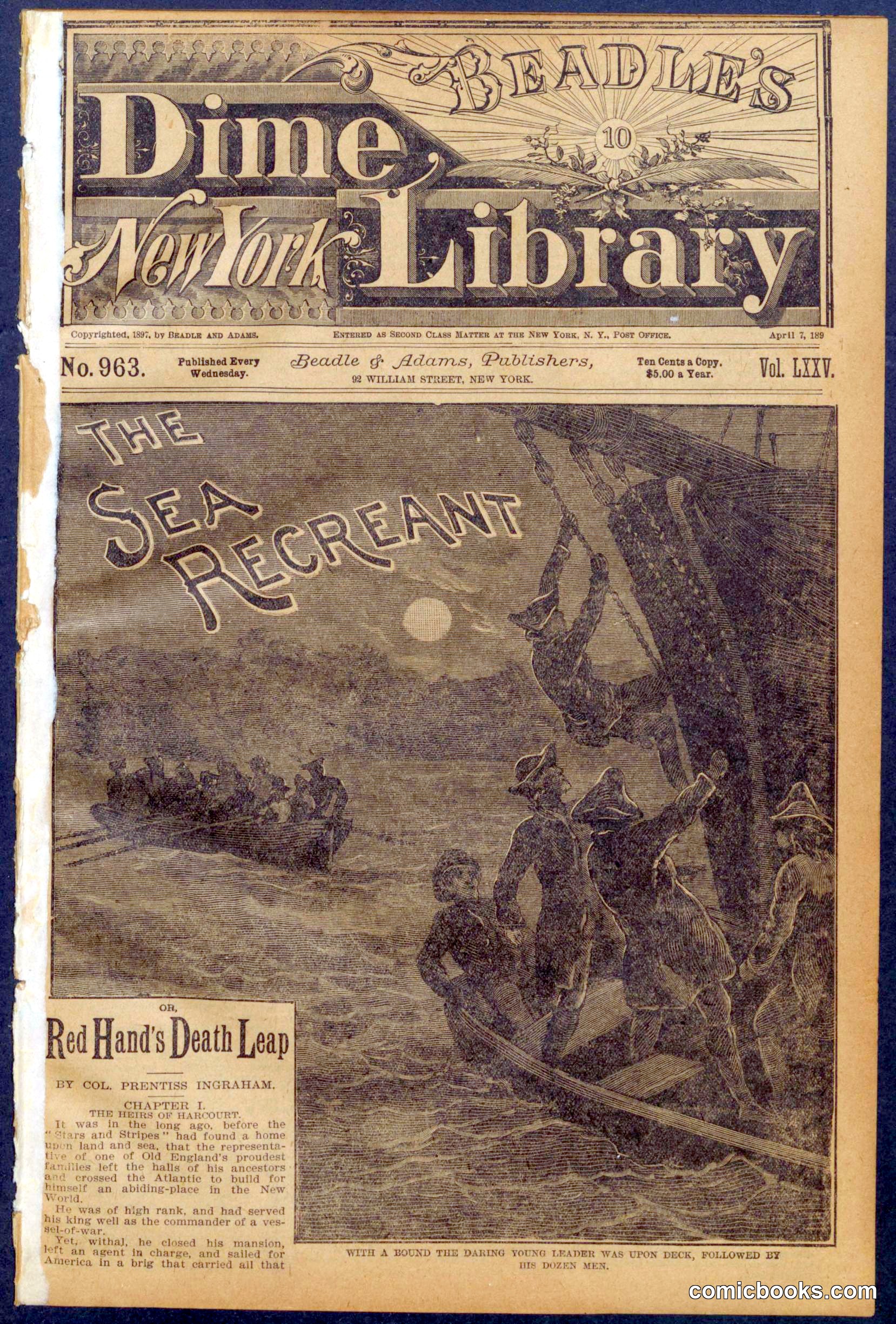 Beadle's Dime Library No. 963